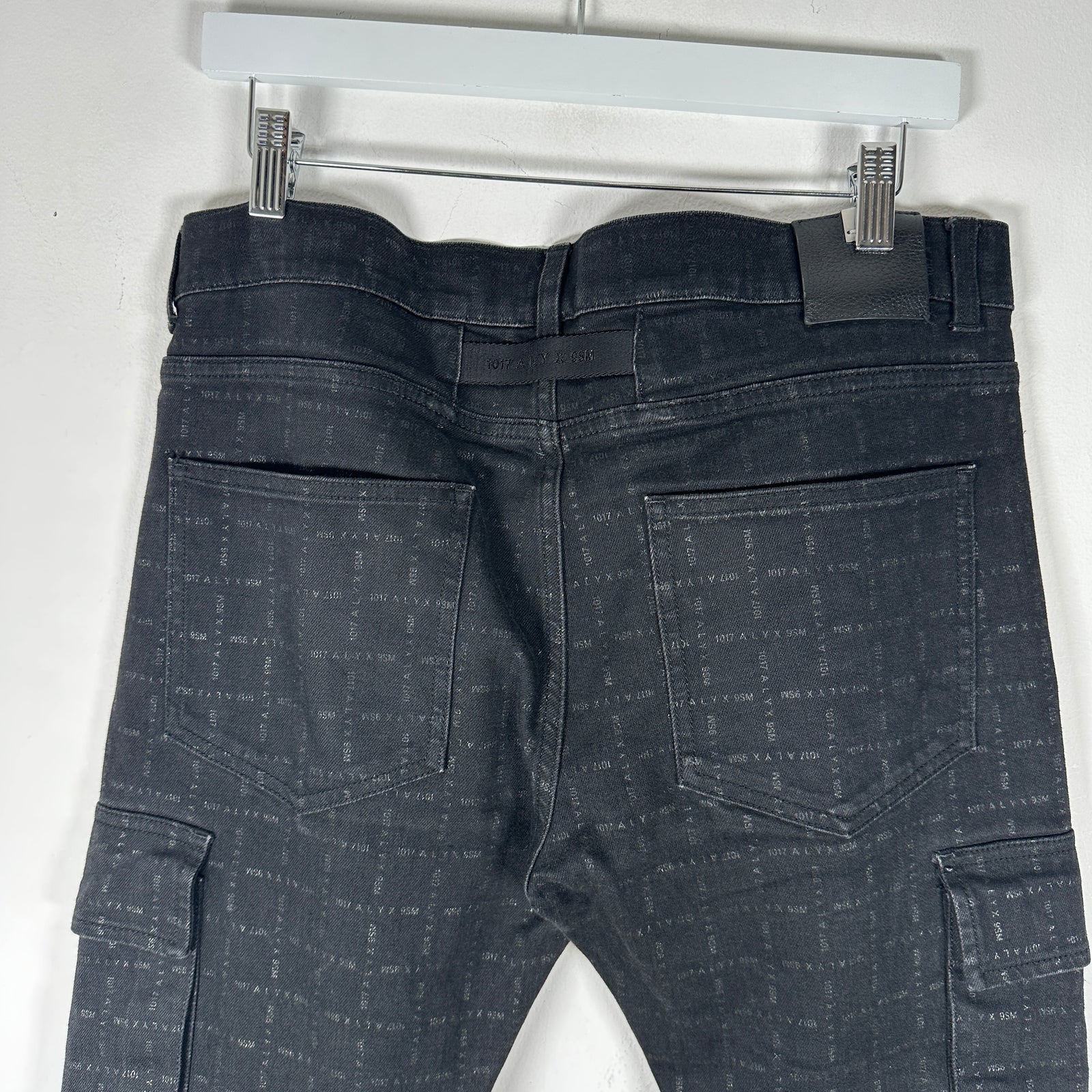 1017 Alyx 9sm Black Script Logo Jeans Size 32