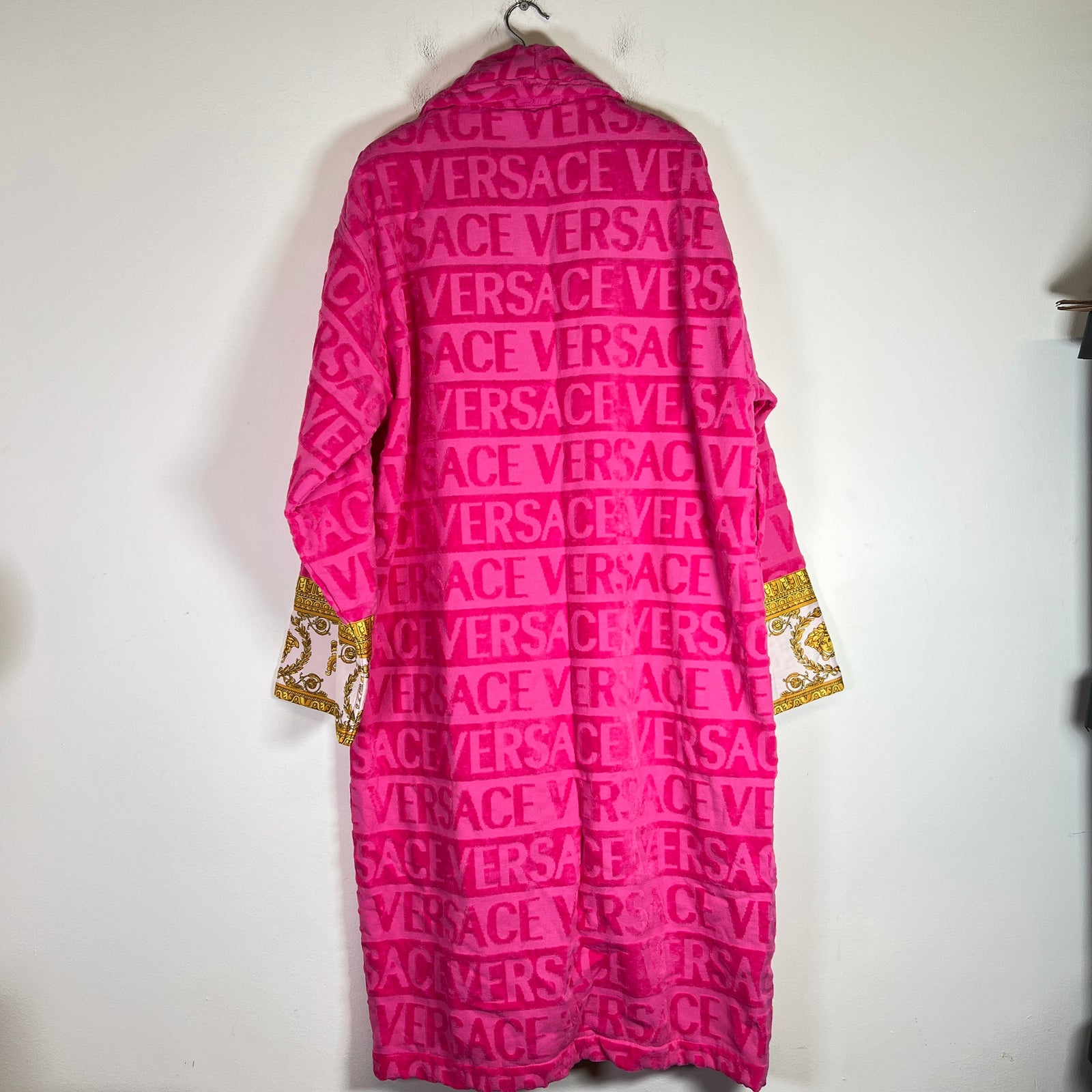 Versace Pink Baroque Bathrobe