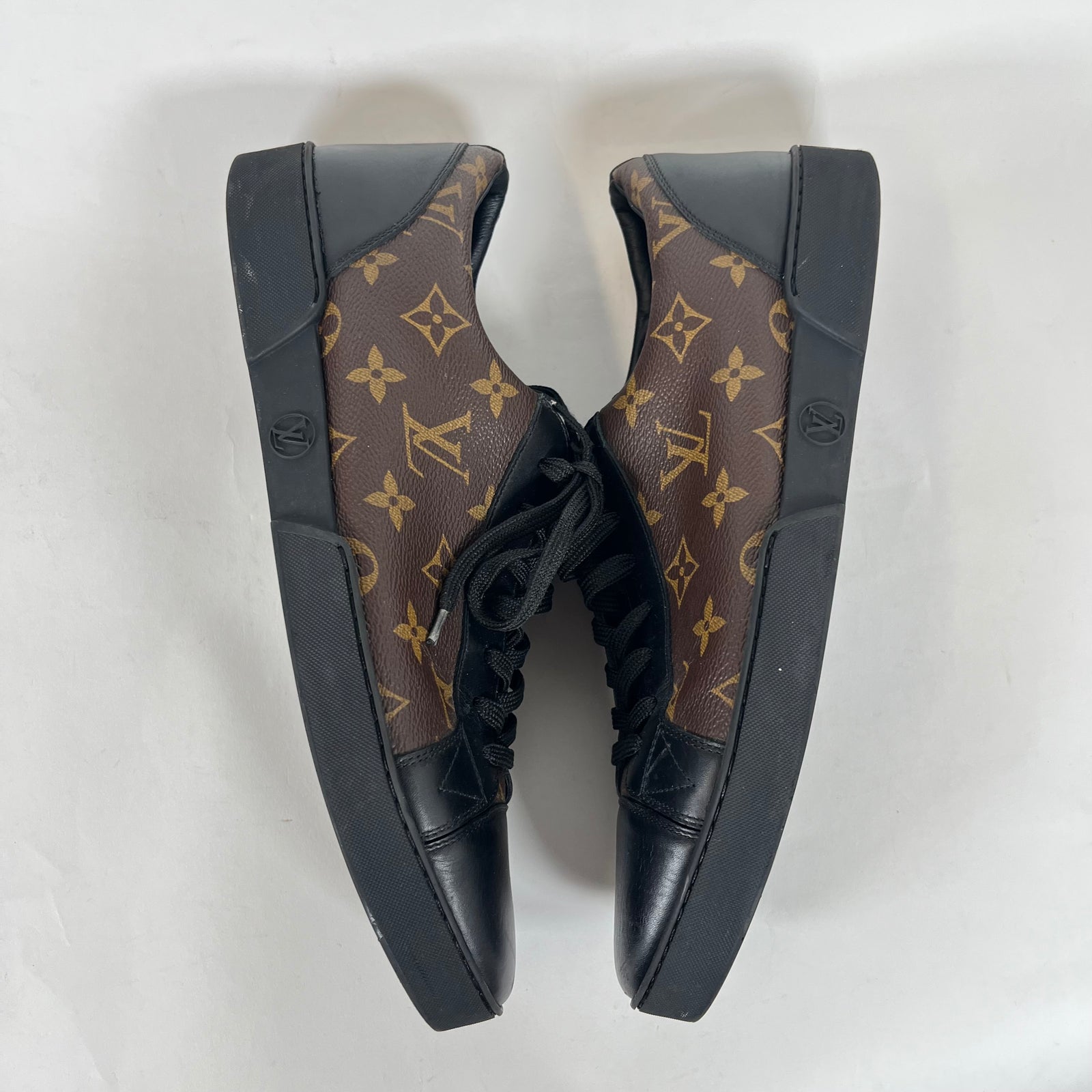 Louis Vuitton Brown/Black Match Up Sneakers LV 9.5