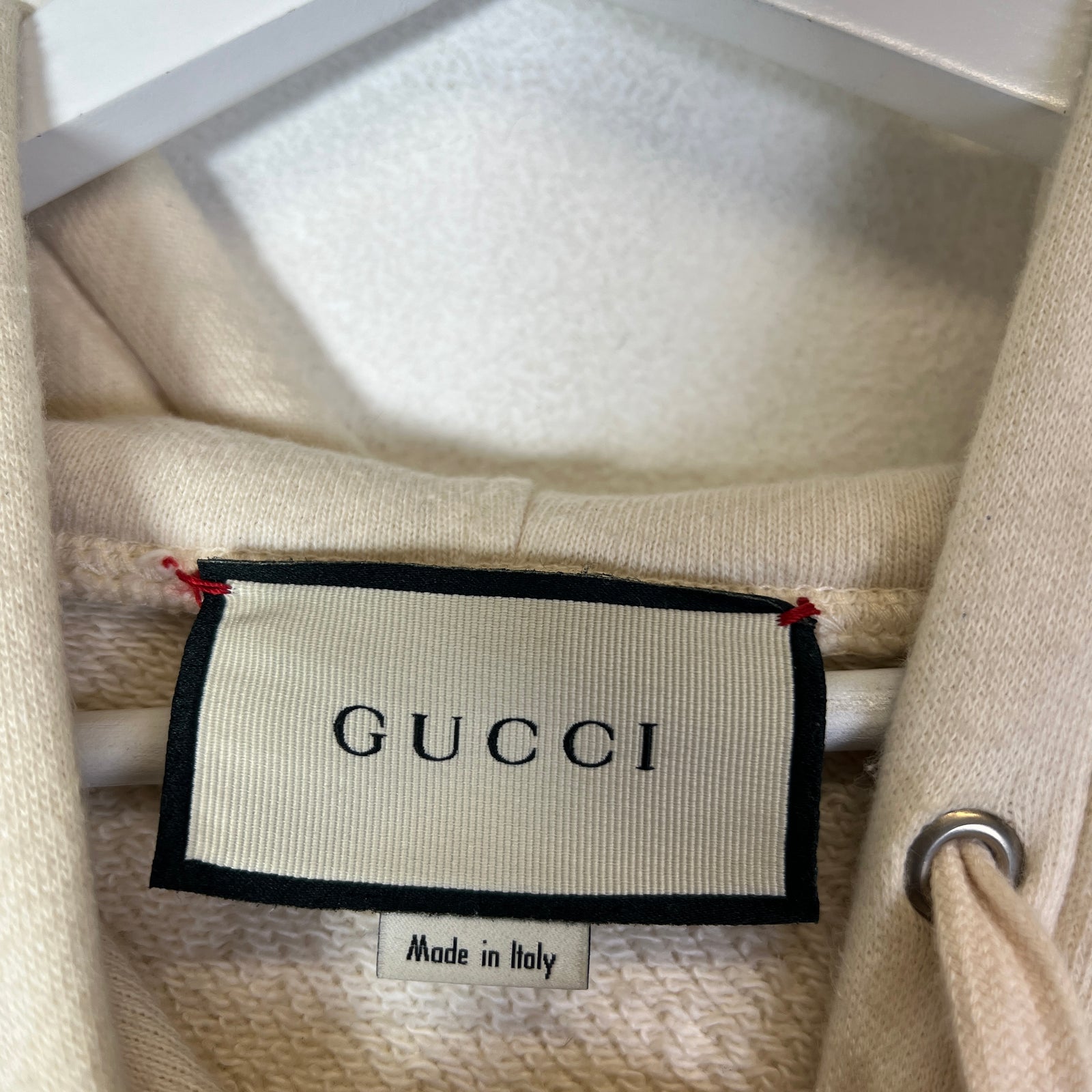 Gucci Beige 'Loved' Tiger Hoodie Size S