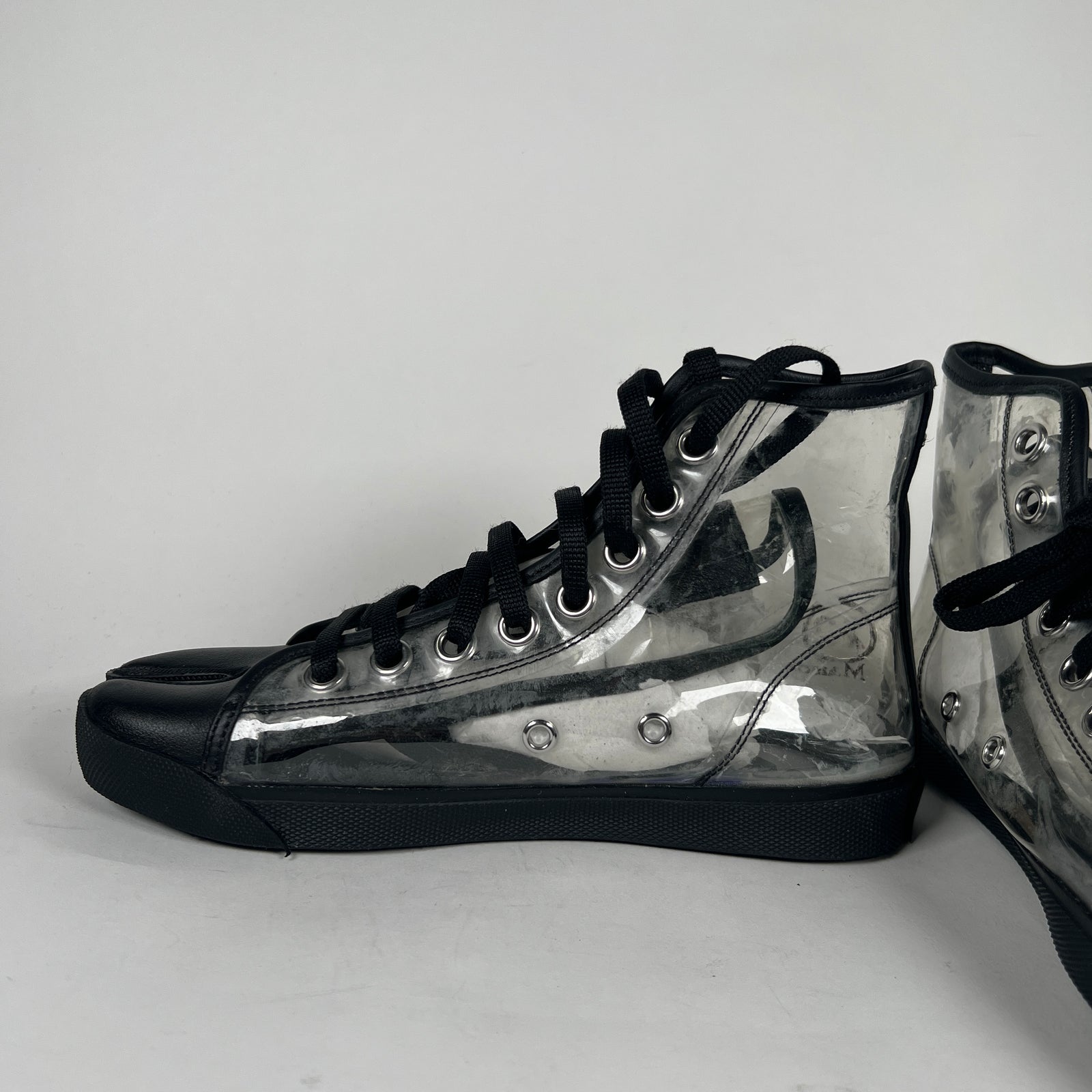 Maison Margiela Clear Tabi Sneakers Size 5