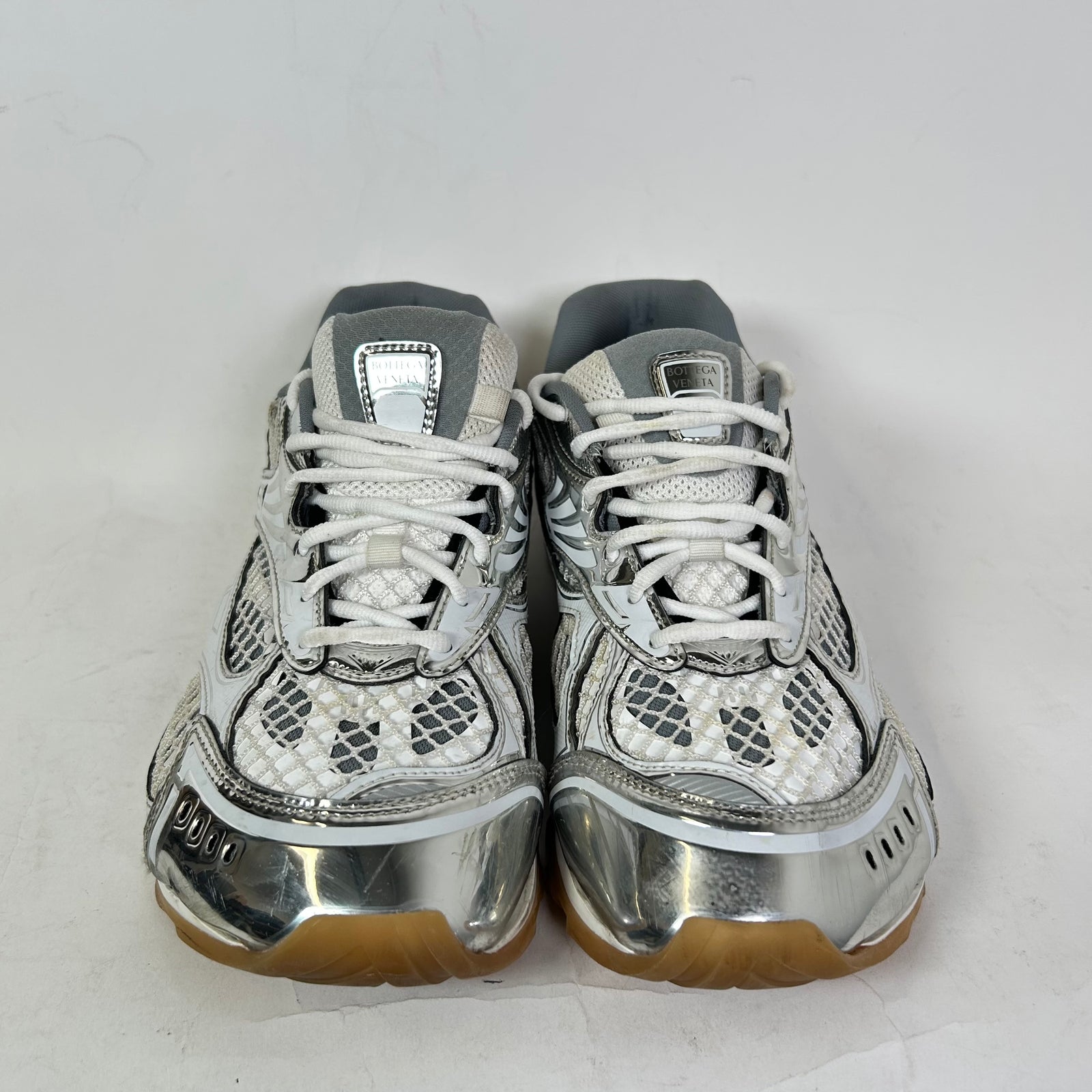 Bottega Veneta Silver Orbit Sneakers