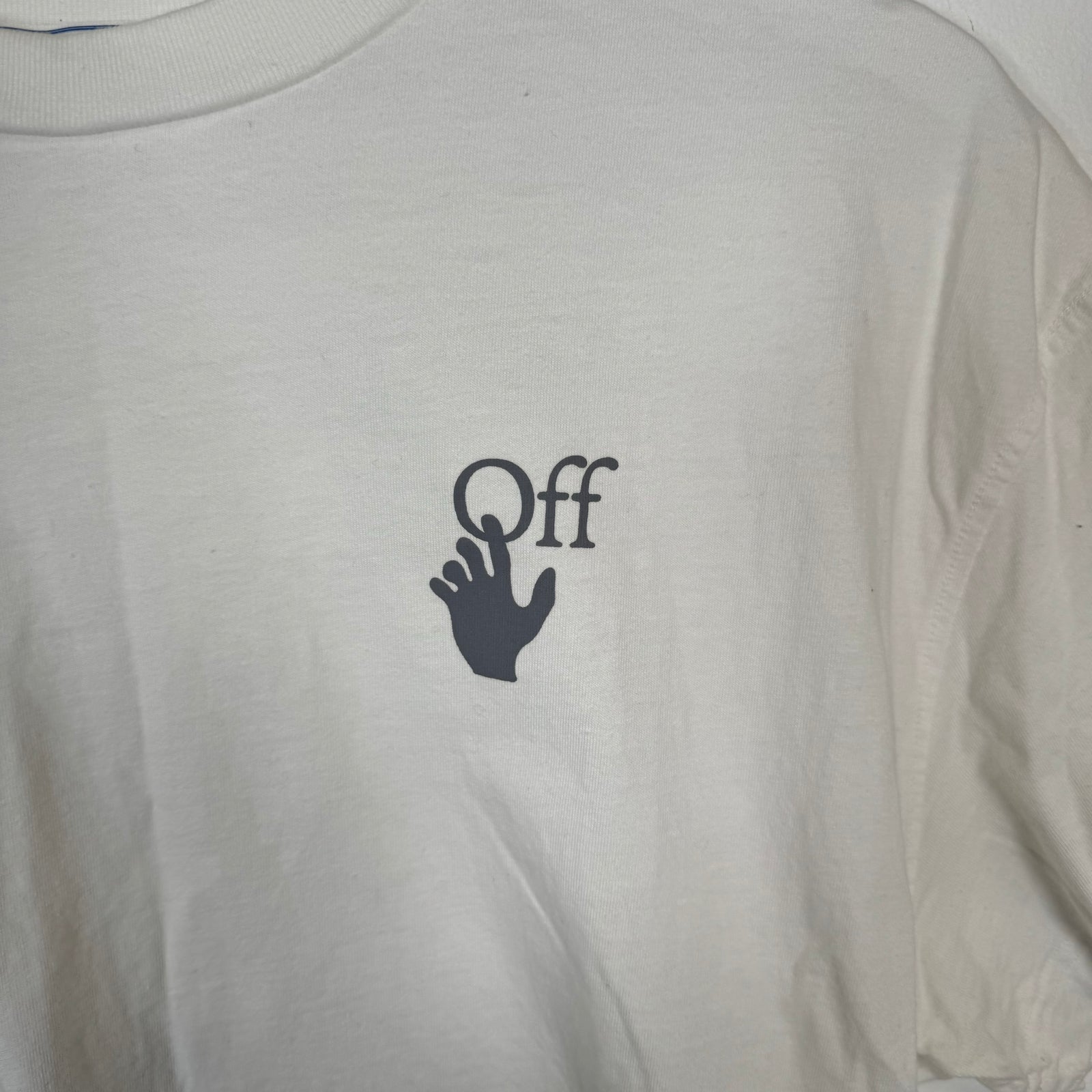 Off-White White Chine Arrows Tee Size M