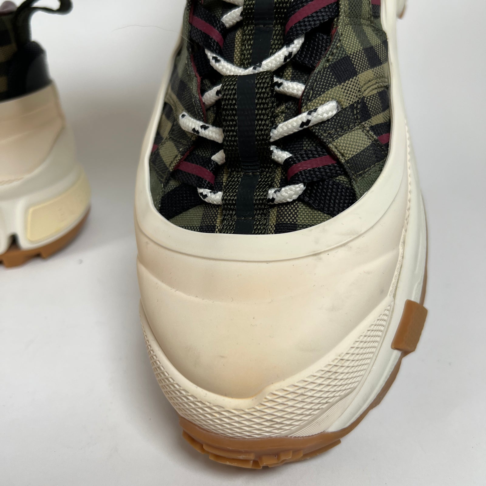 Burberry Arthur Mil Green Sneaker Size 43