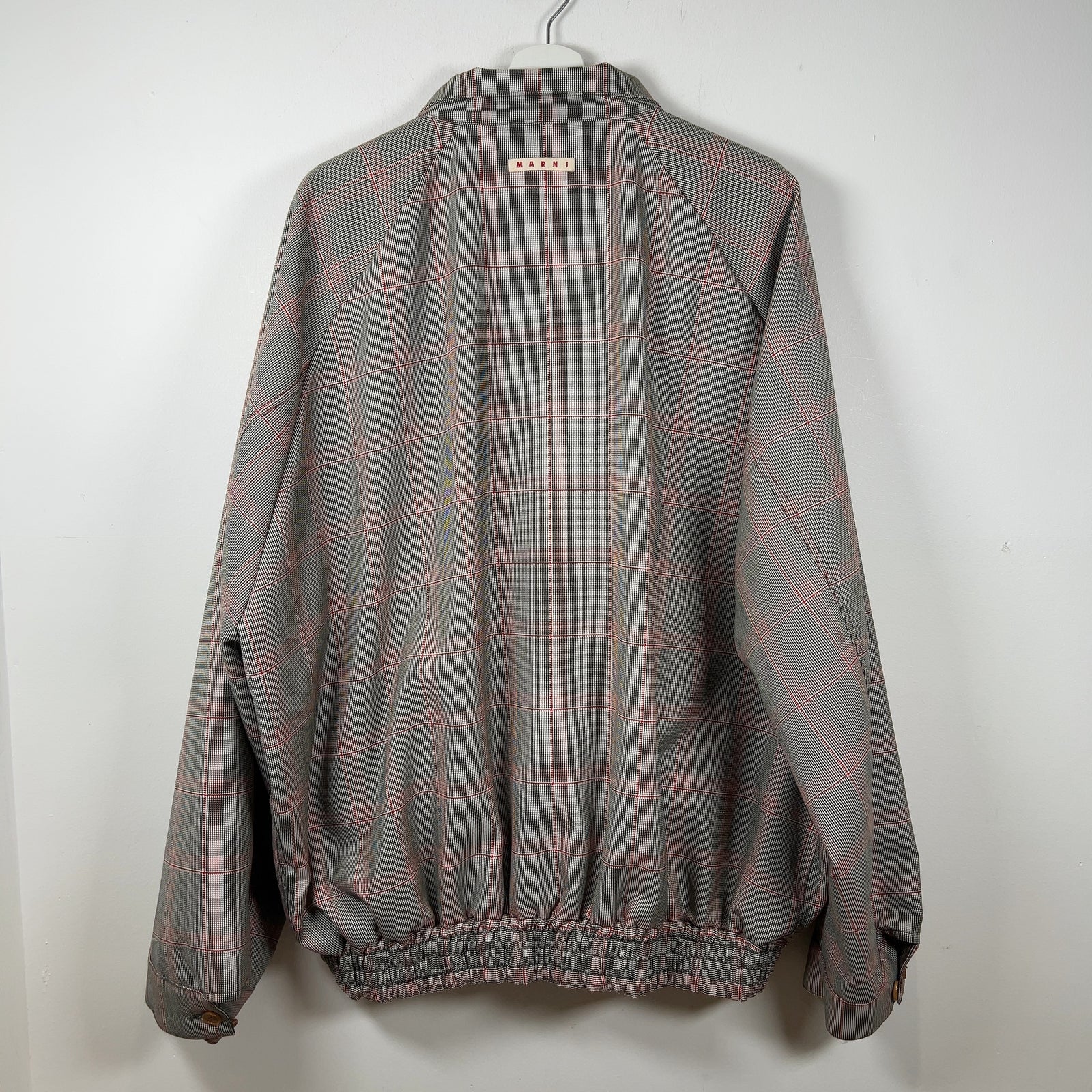 Marni Check Zip Up Jacket