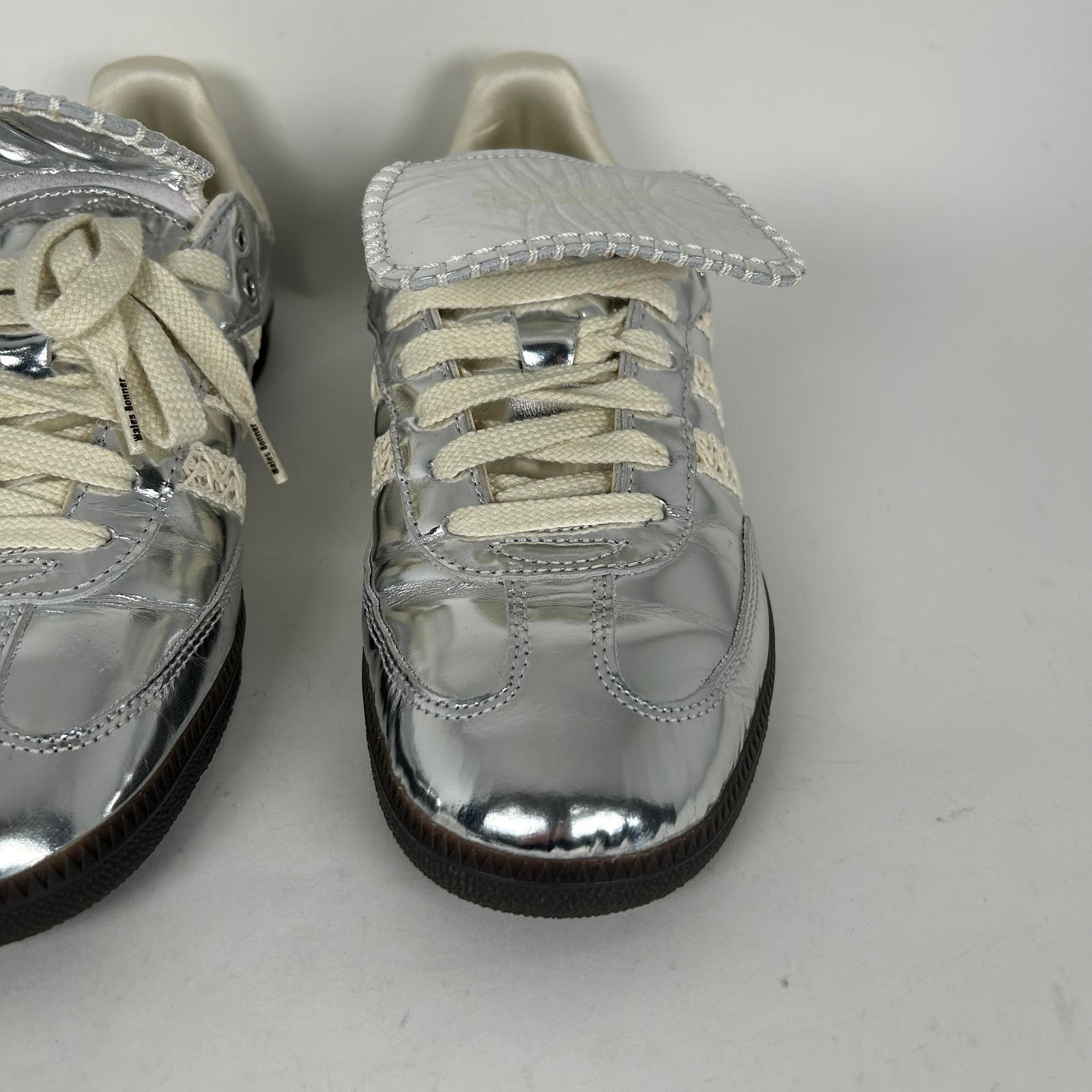 Adidas x Wales Bonner Metallic Silver Samba Sneaker Size 10