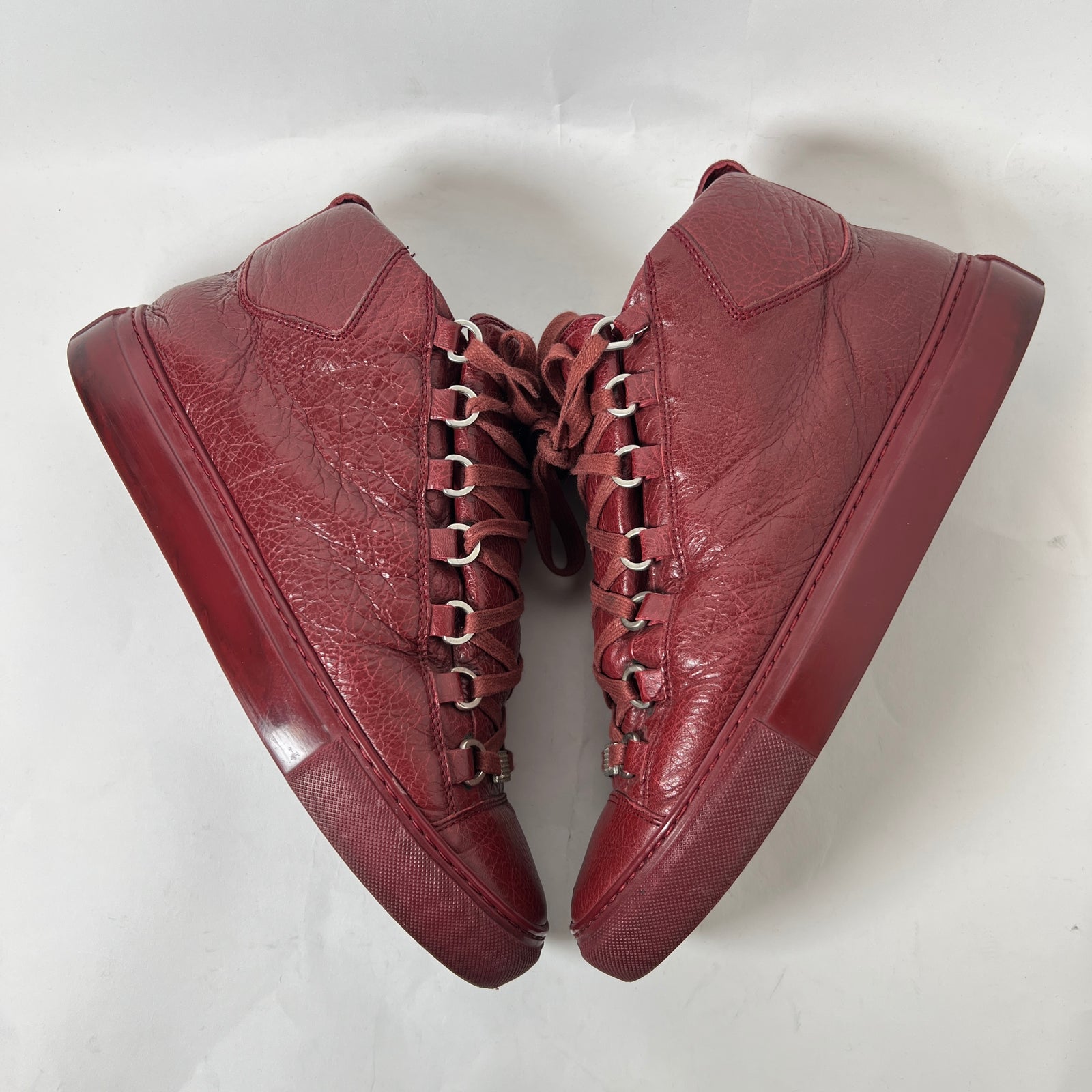 Balenciaga Burgundy Arena Size 40