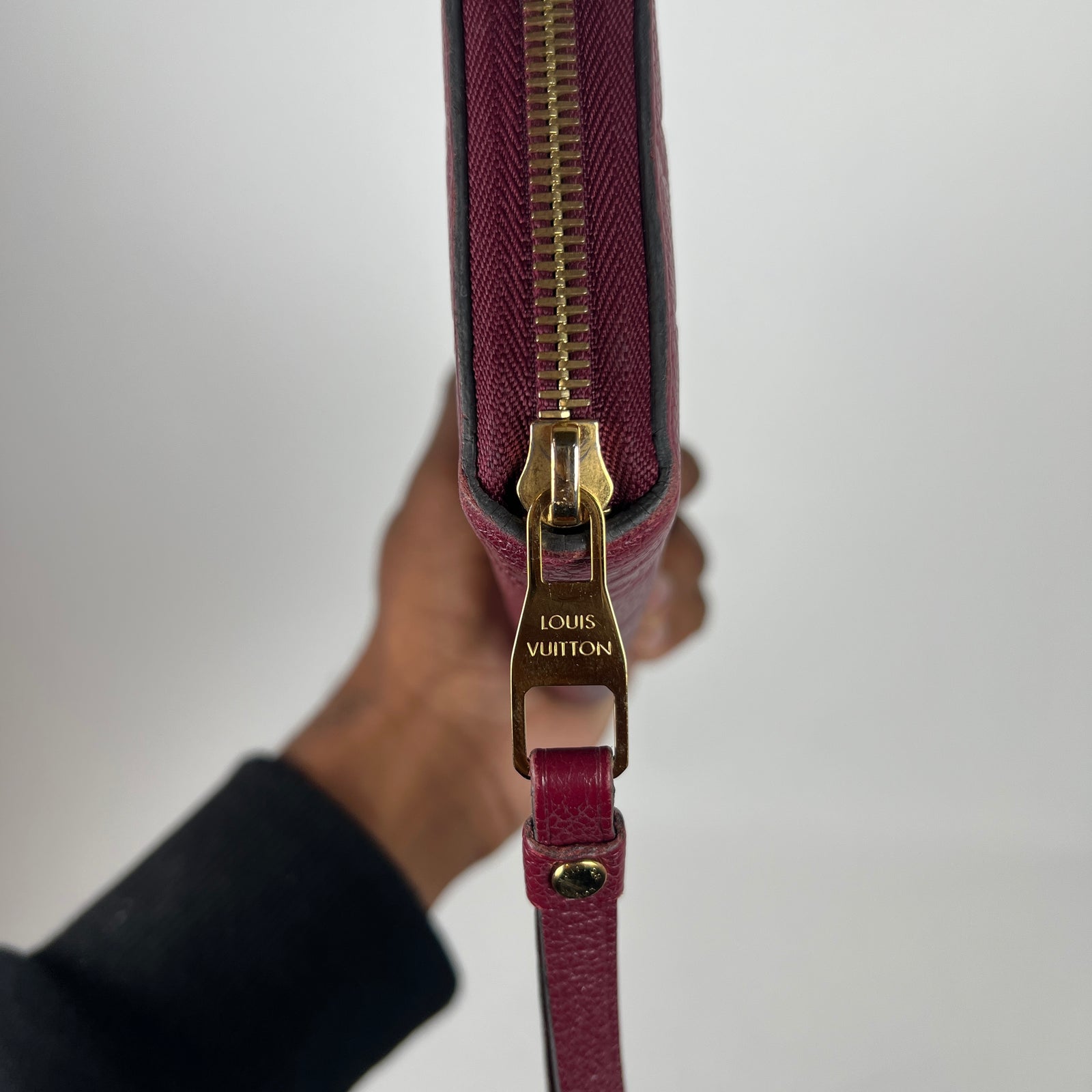 Louis Vuitton Aurore Monogram Empreinte Leather Zippy Wallet
