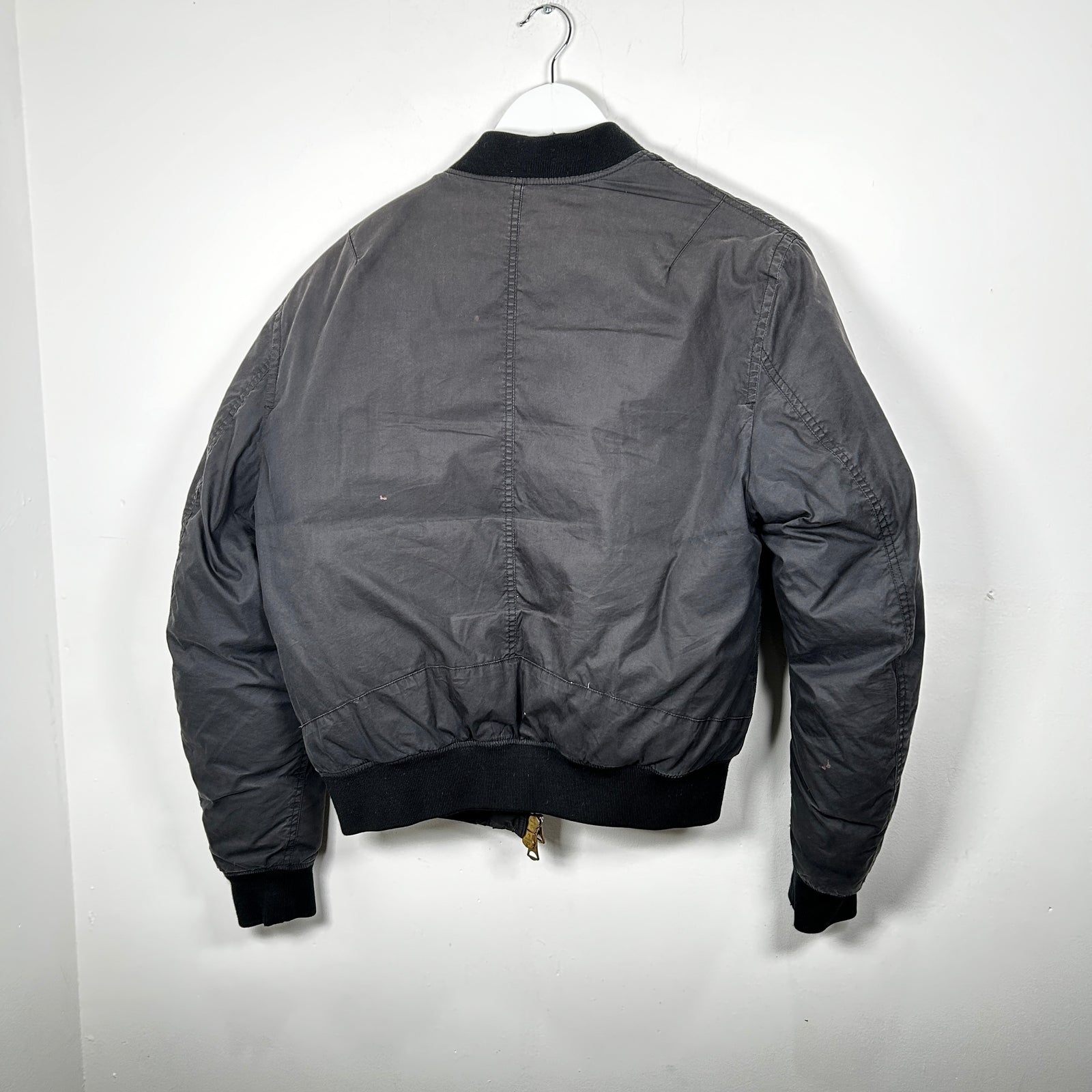Acne Studios Black Bomber Jacket Size S