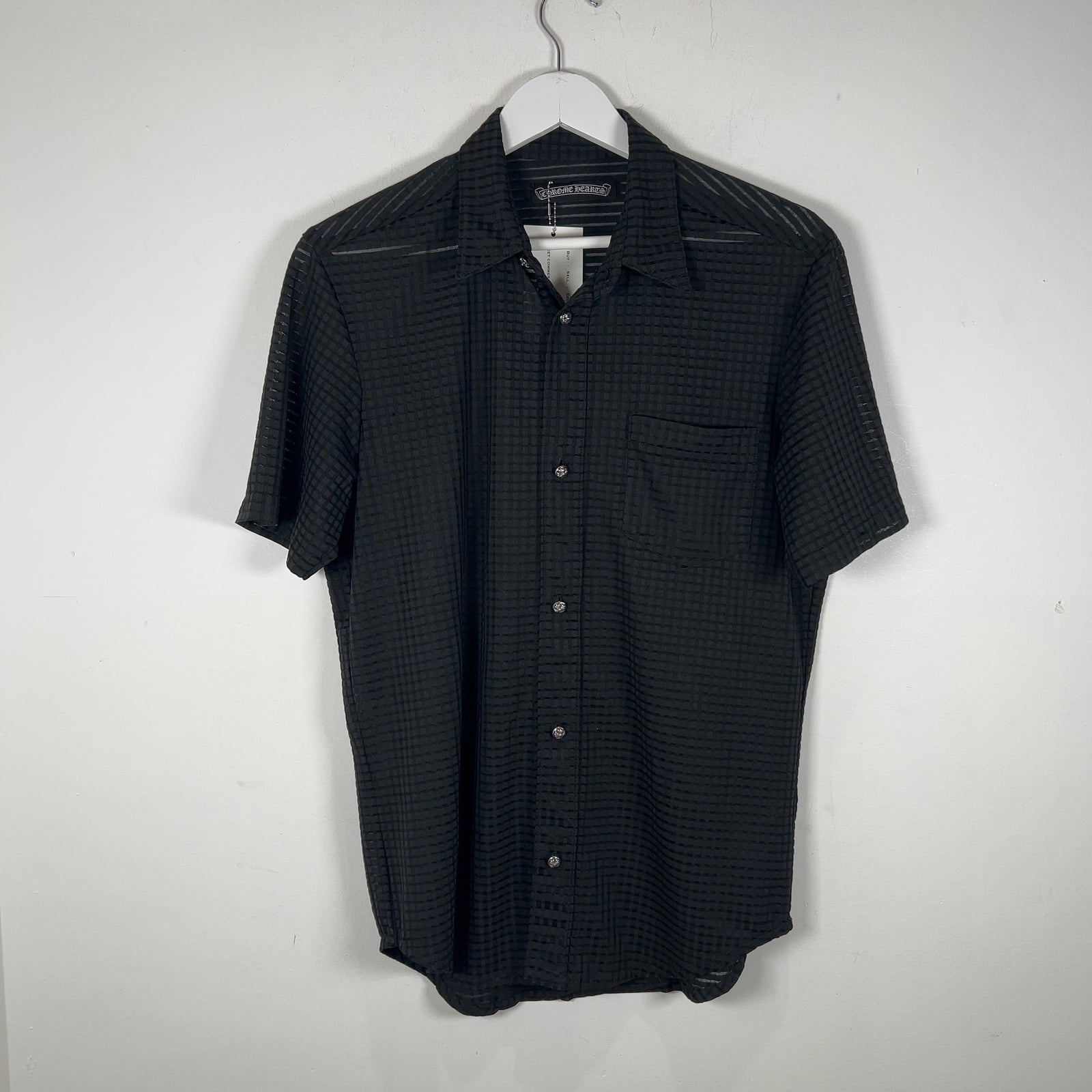 Chrome Hearts Cross Ball Button Up Shirt