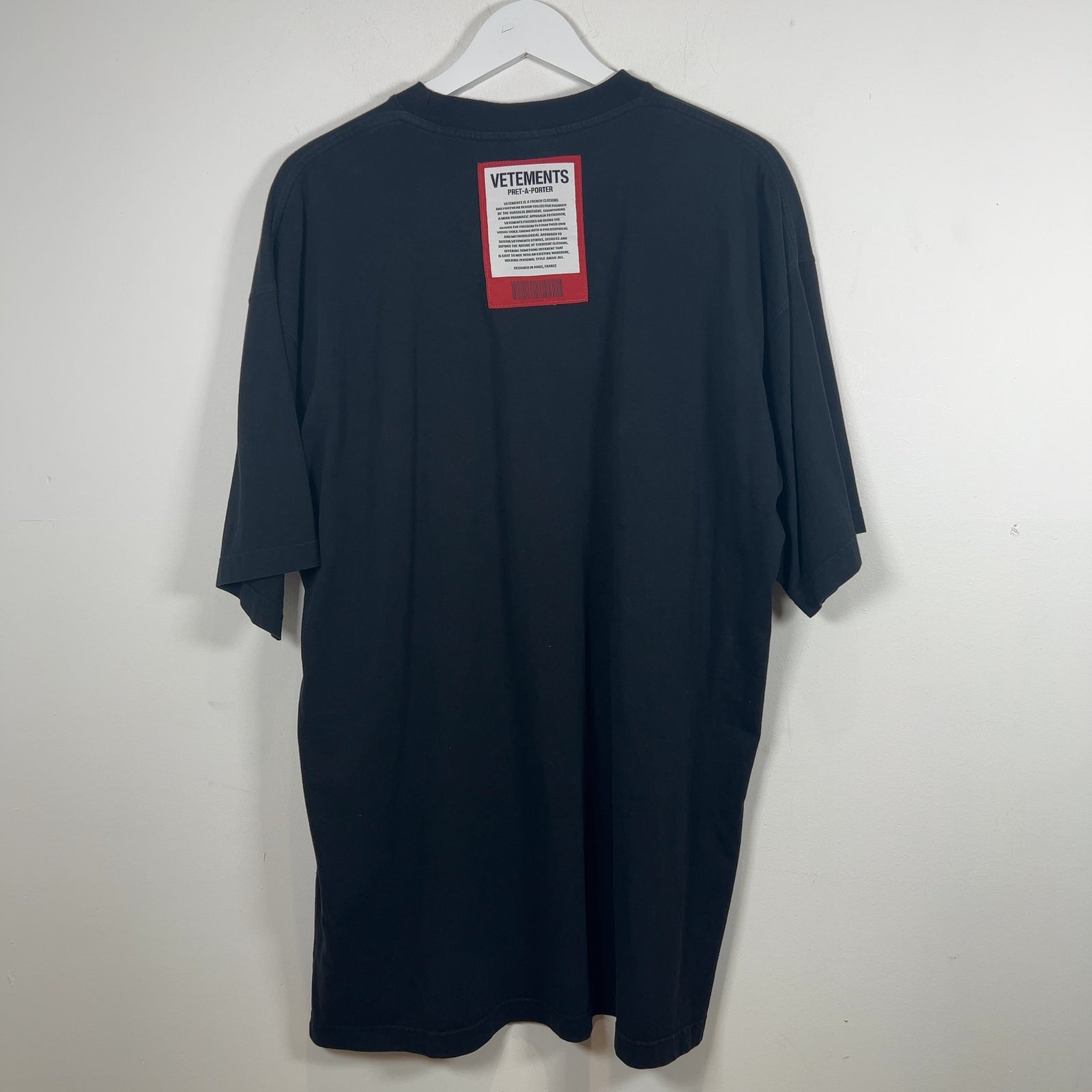 Vetements Thermal Label Logo T-Shirt