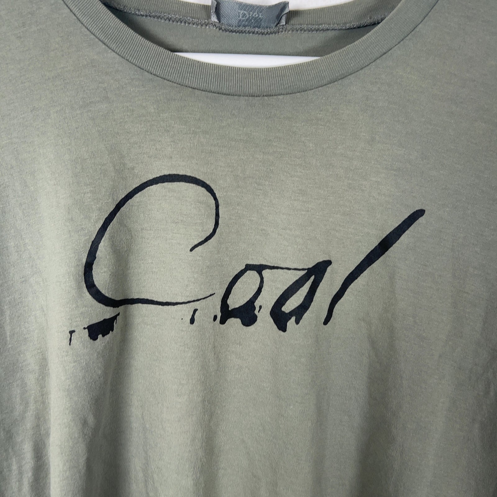 Dior 'Coal' Olive Graphic T-Shirt
