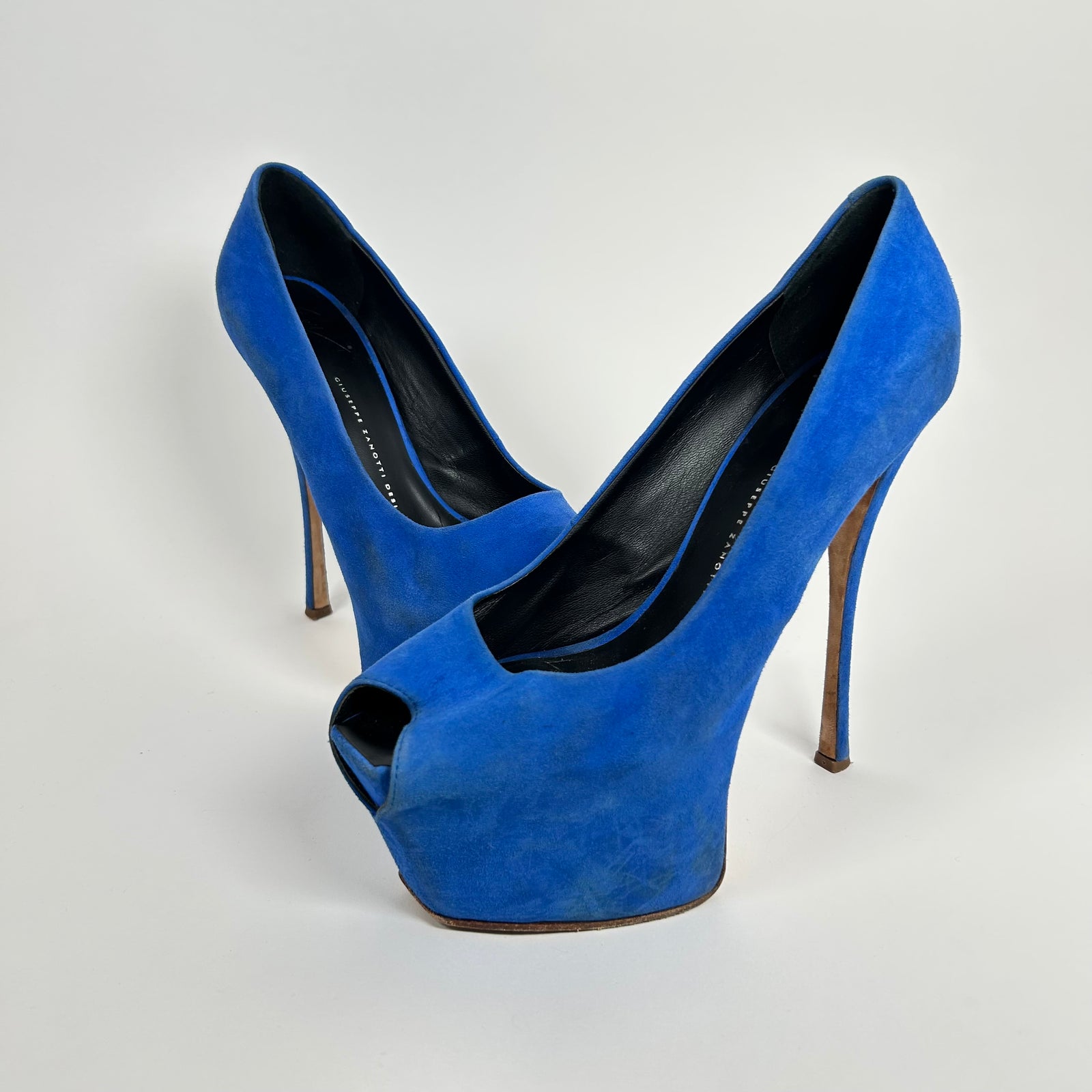 Giuseppe Zanotti Royal Blue Heels Size 40