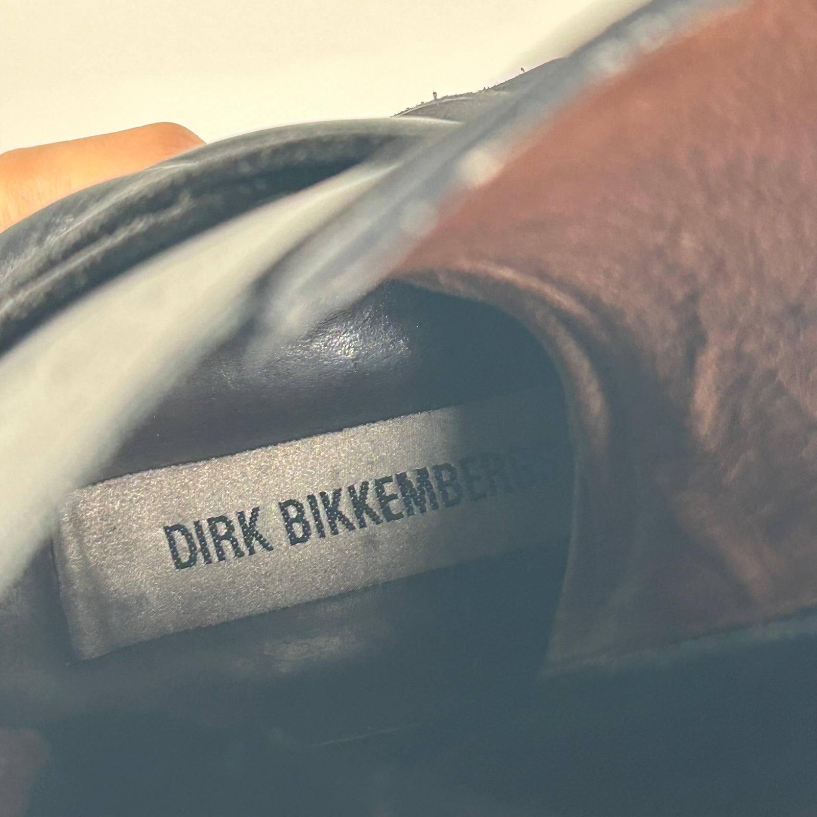 Dirk Bikkemburgs Metal Heel Lace Hole Boots Size 43