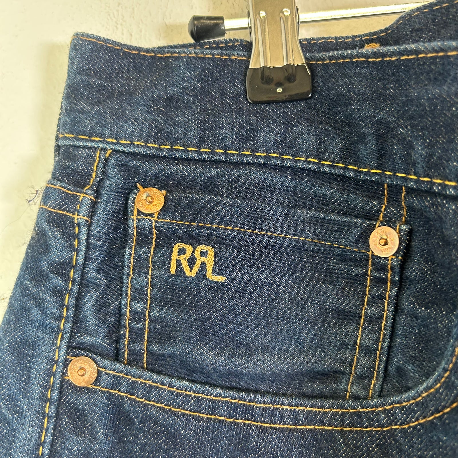 RRL Indigo Straight Leg Jeans Size 34