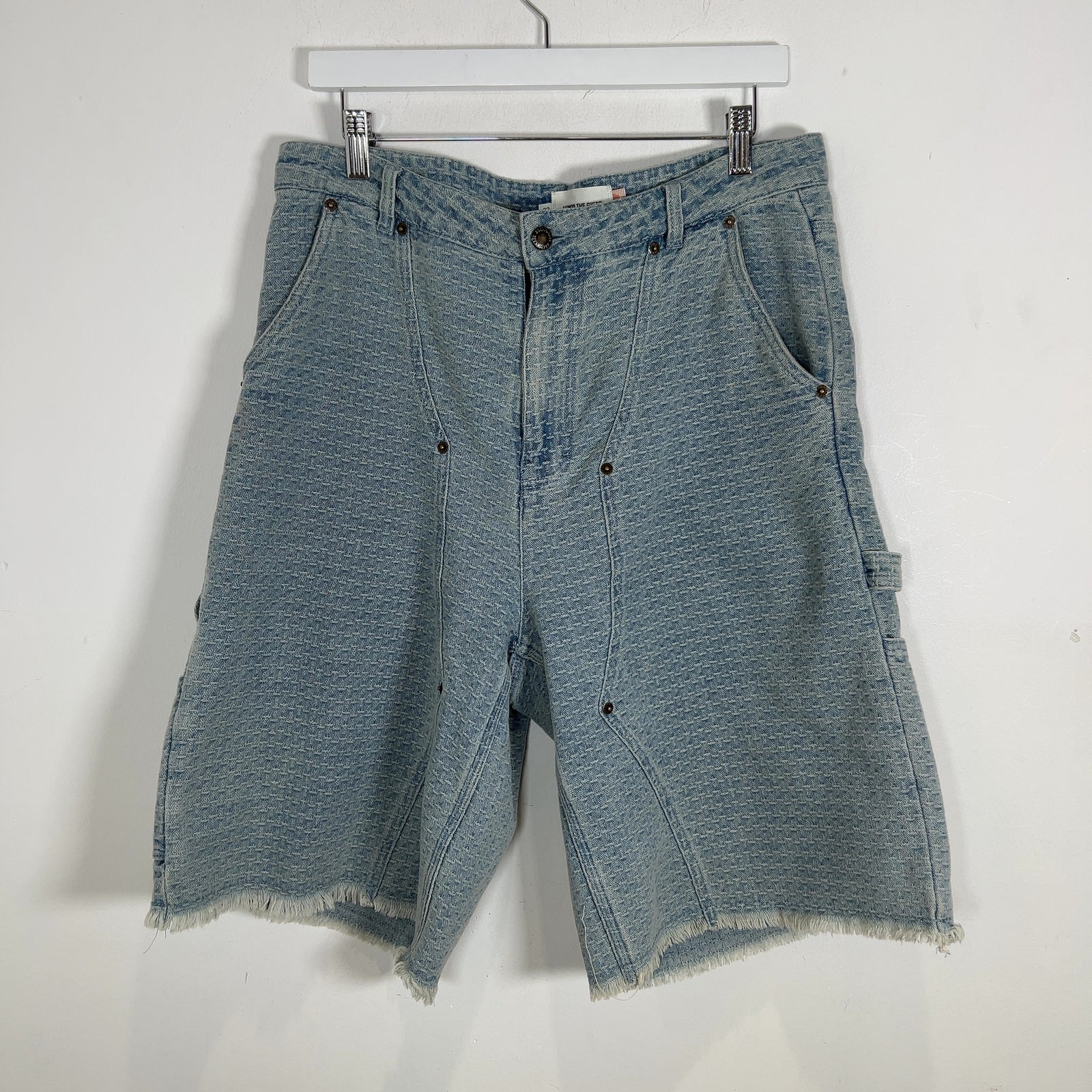 Honor The Gift Cross Stitch Denim Carpenter Shorts