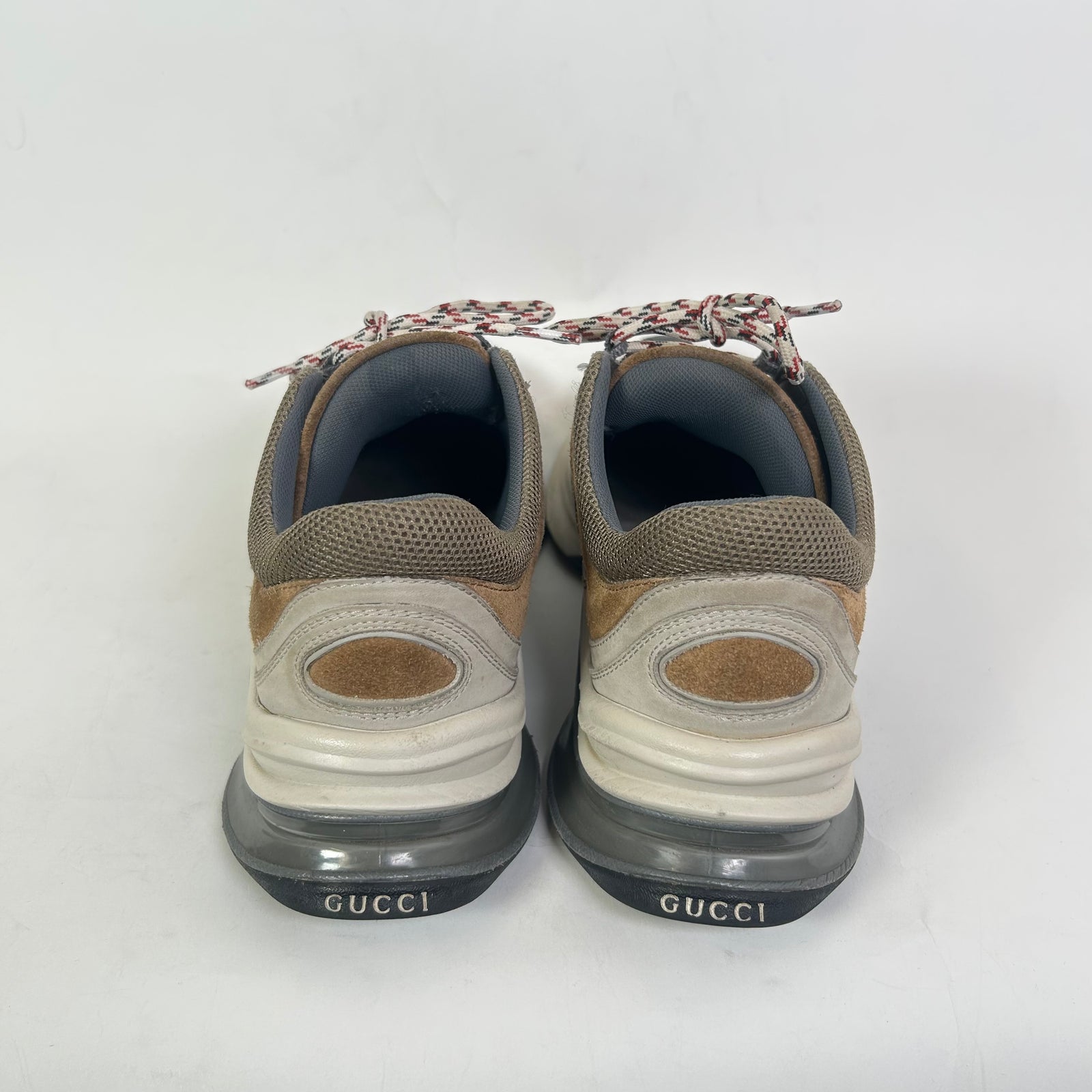 Gucci Gray/Brown Interlocking G Runners Size GG 39.5