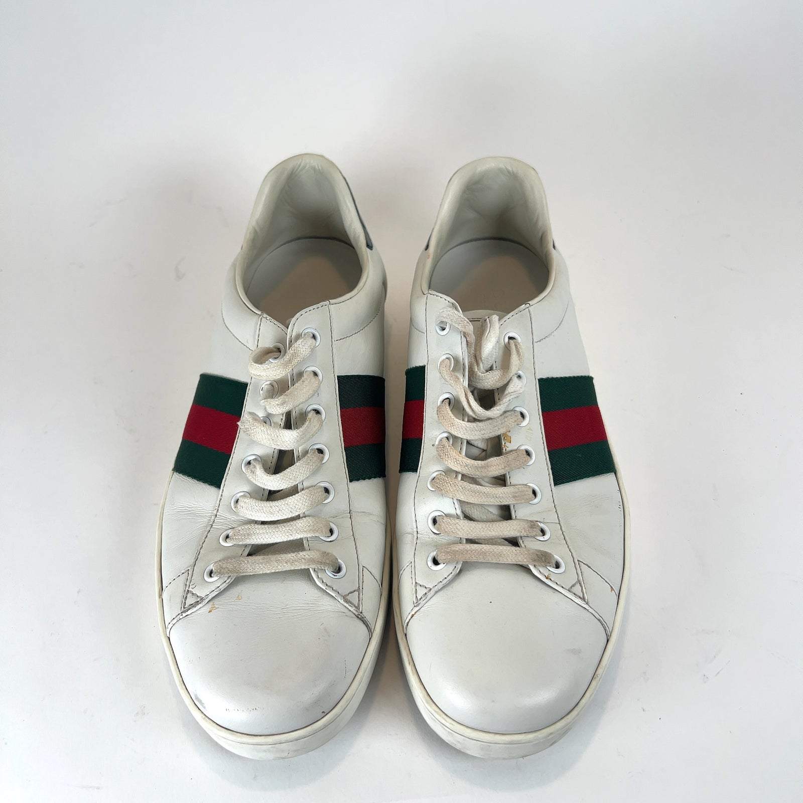 Gucci Ace Web Stripe Lowtop Sneakers