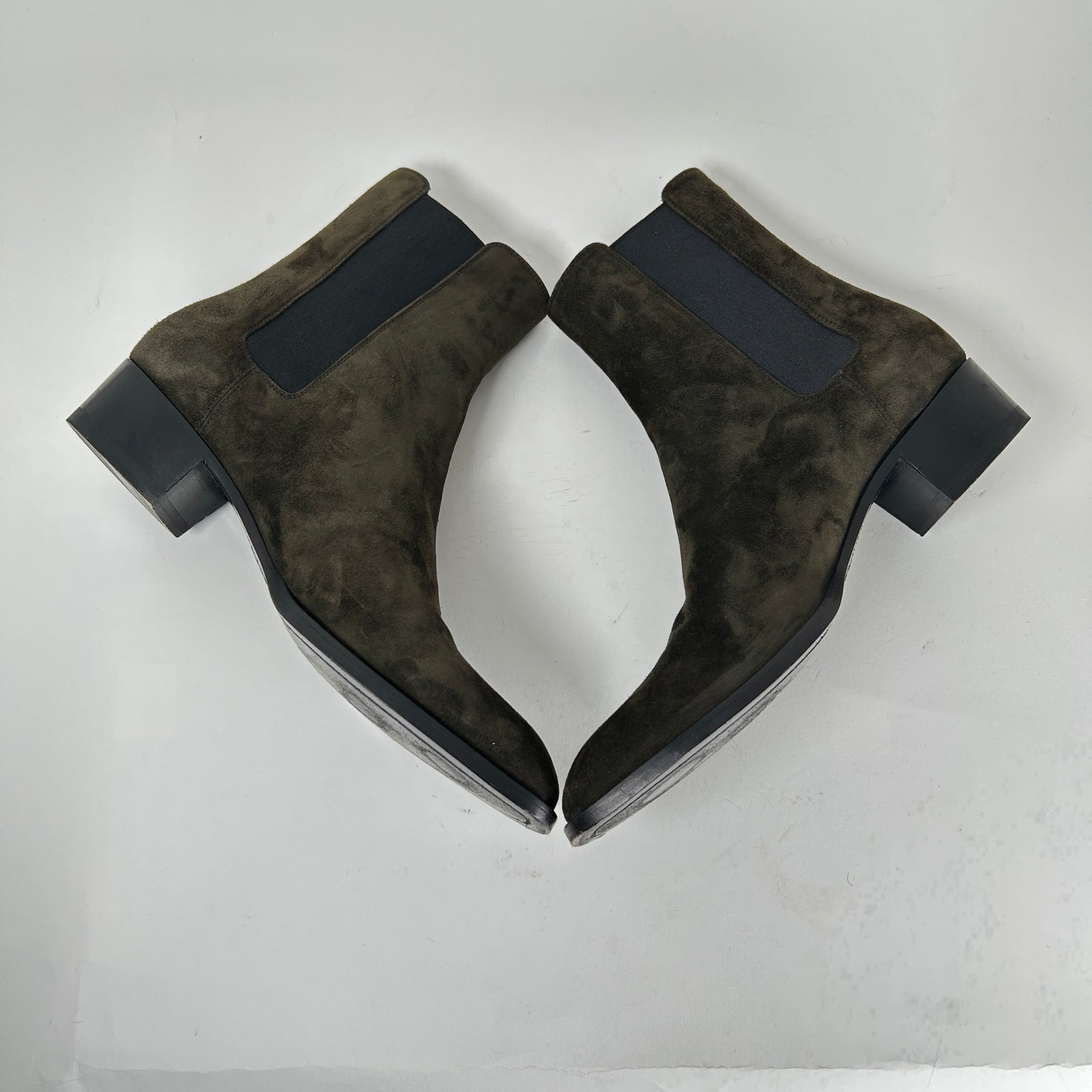 Saint Laurent Olive Green Chelsea Boot 41.5