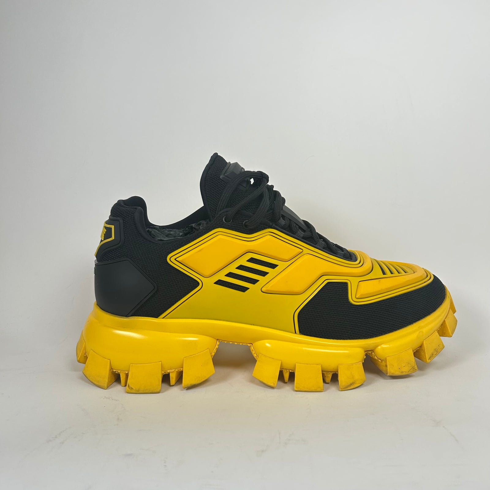 Prada Yellow/Black Cloudburst Size 11