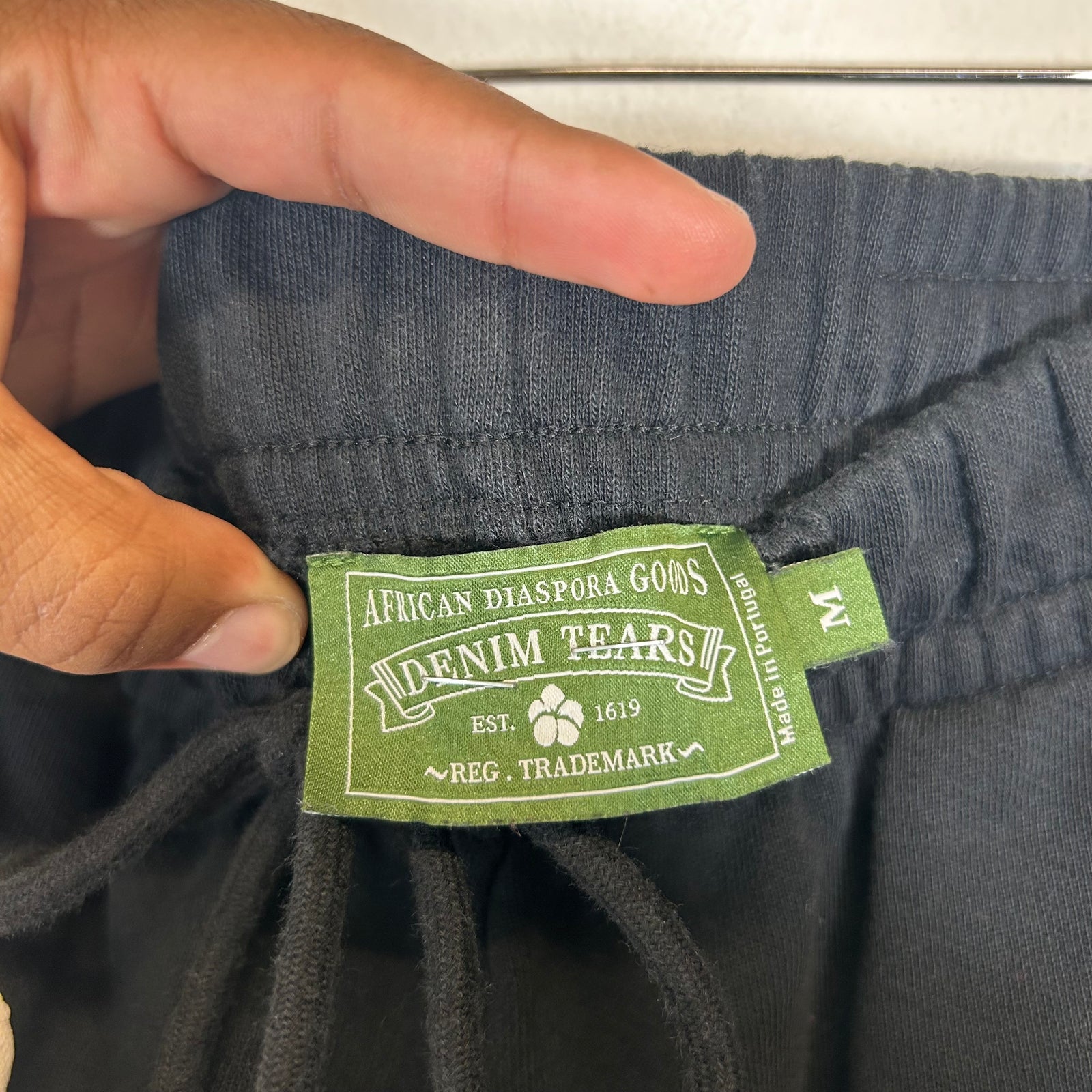Denim Tears Black Wreath Sweatpants Size M