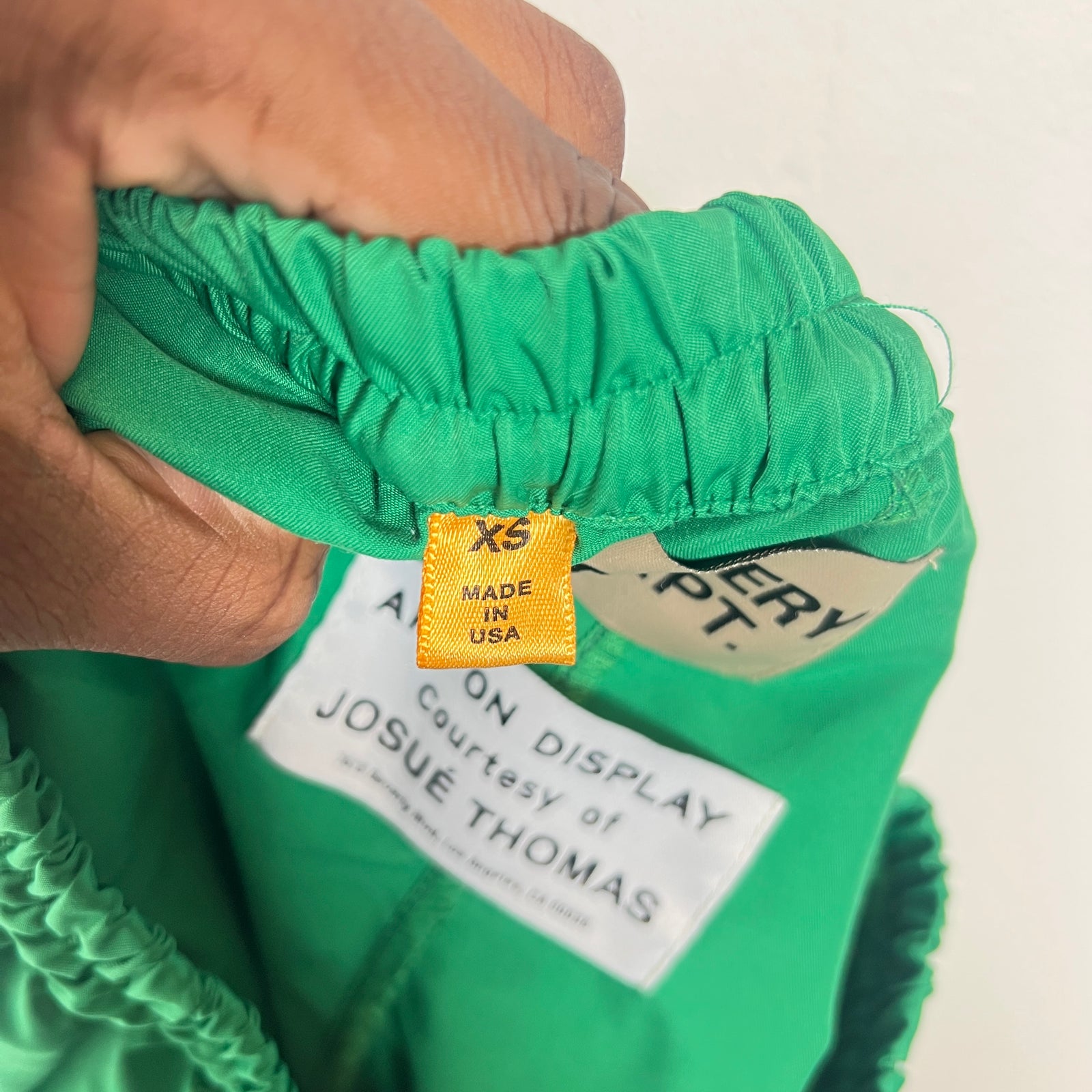 Gallery Dept Green Zuma Nylon Shorts Size XS