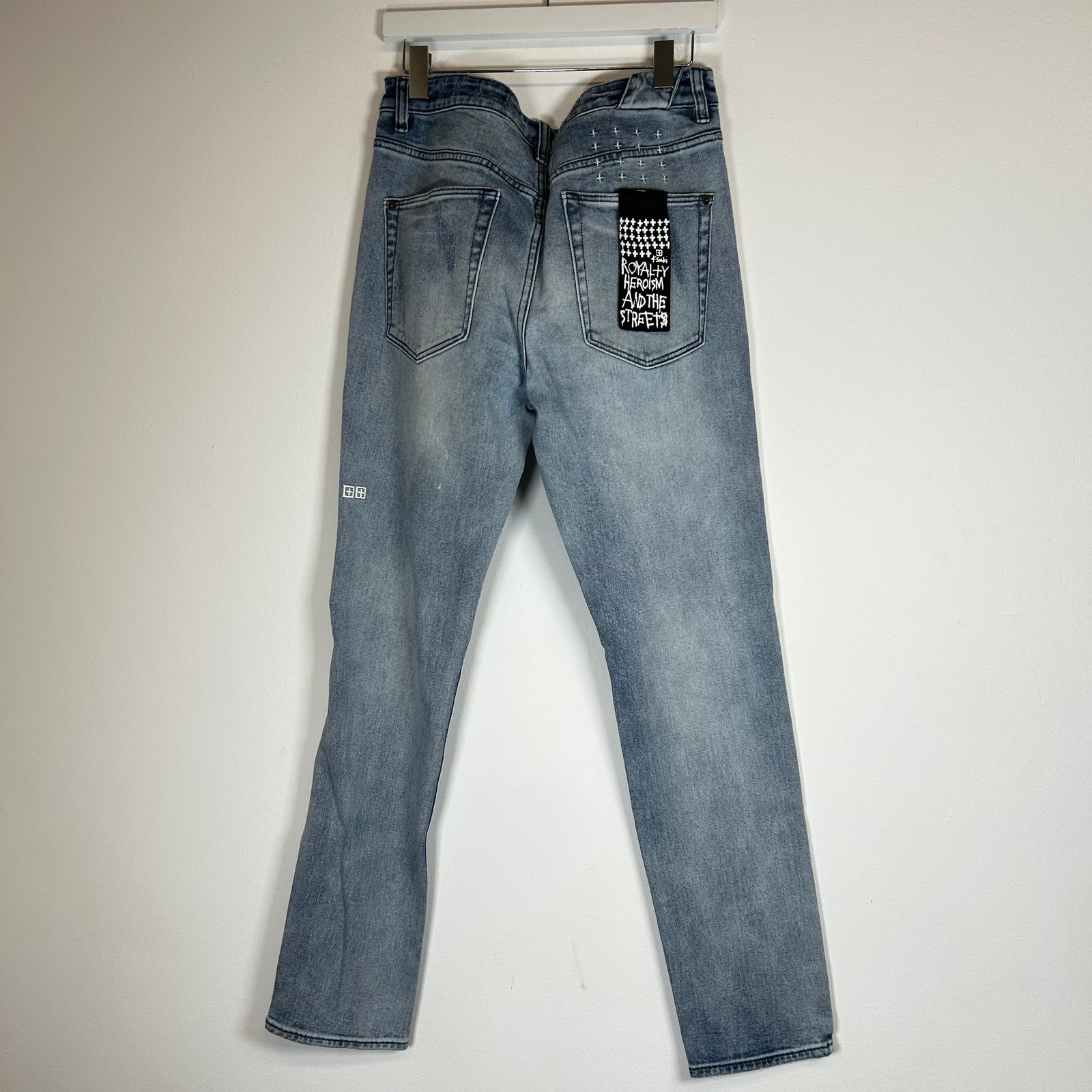 Ksubi Lightwash Chitch Distressed Jeans Size 34