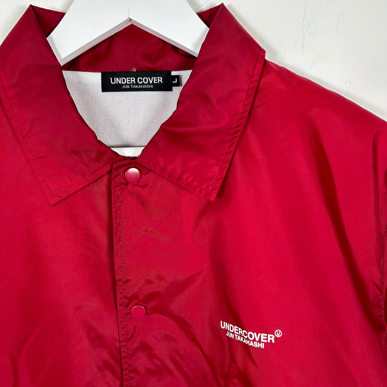 Undercover Red ' Chaotic Discord' Coach Jacket Size Large