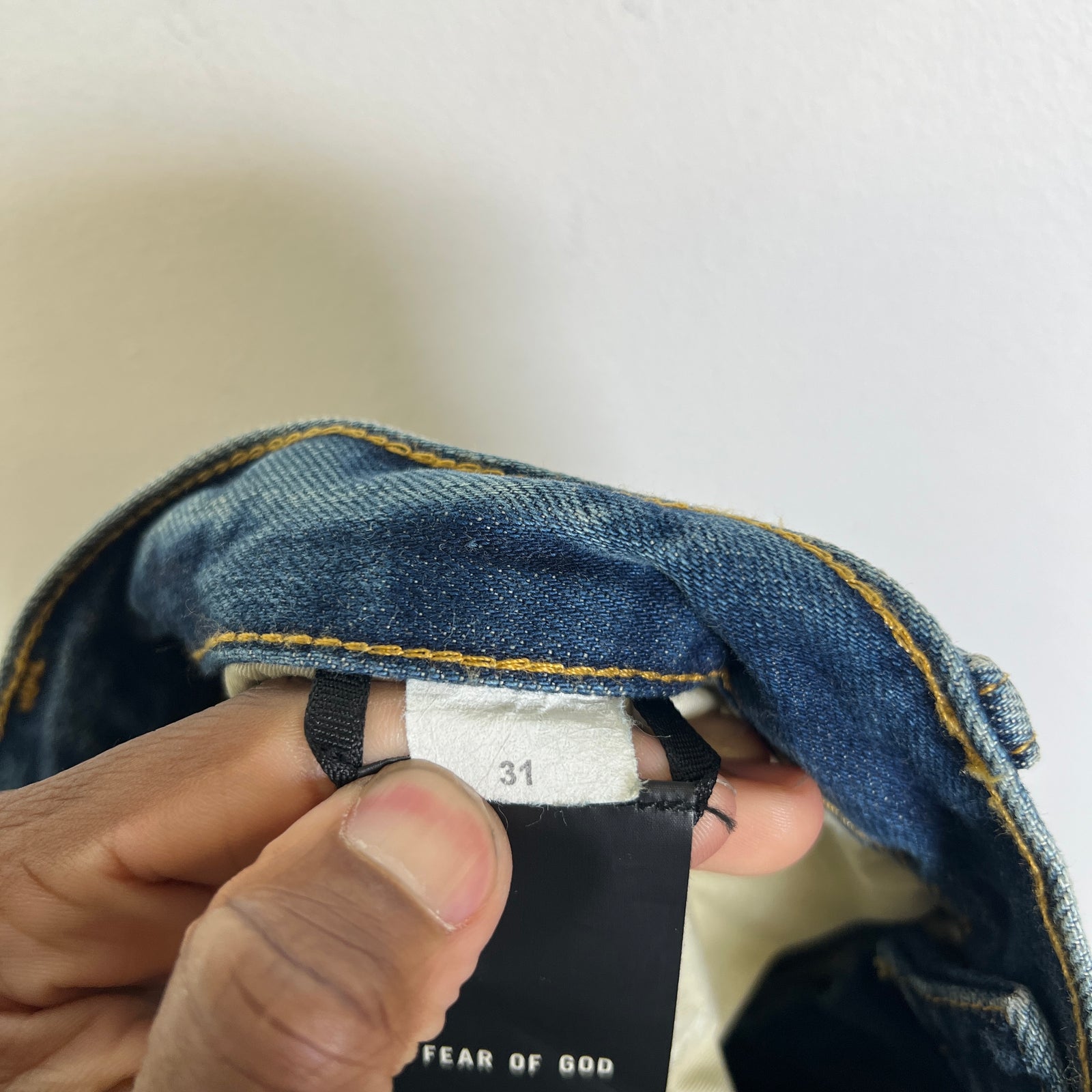 Fear Of God 7th Collection 3 Year Vintage Wash Denim Jeans Size 31