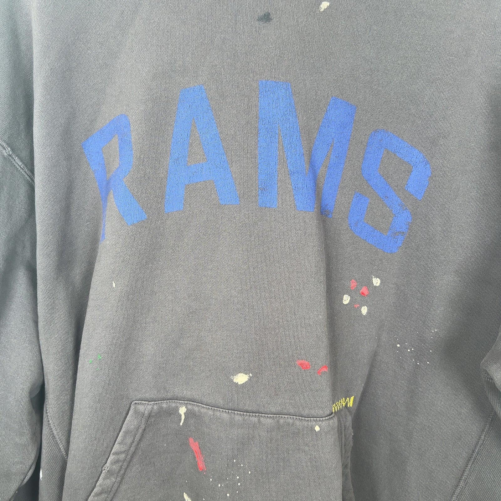 Gallery Dept LA Rams Graphic Distressed Hoodie