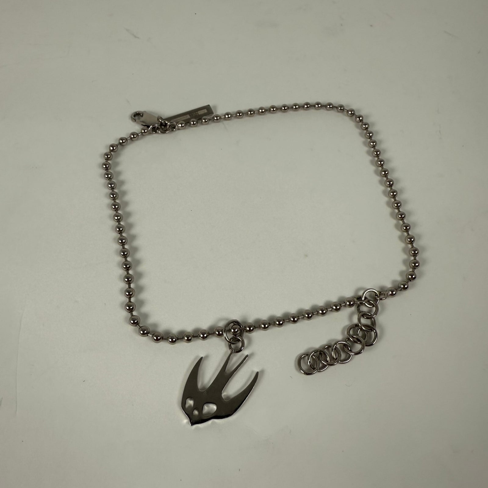 Alexander Mcqueen Silver 'Swallow' Bracelet