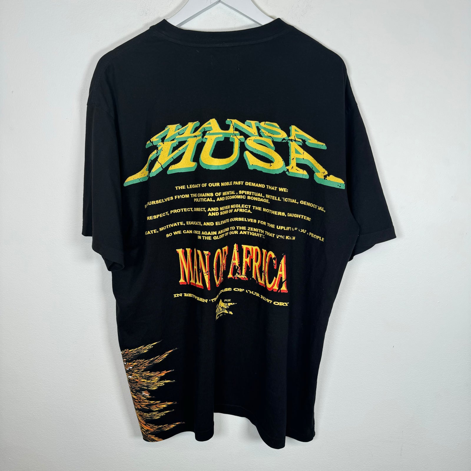 Barriers Black Mansa Musa Tee Size XL