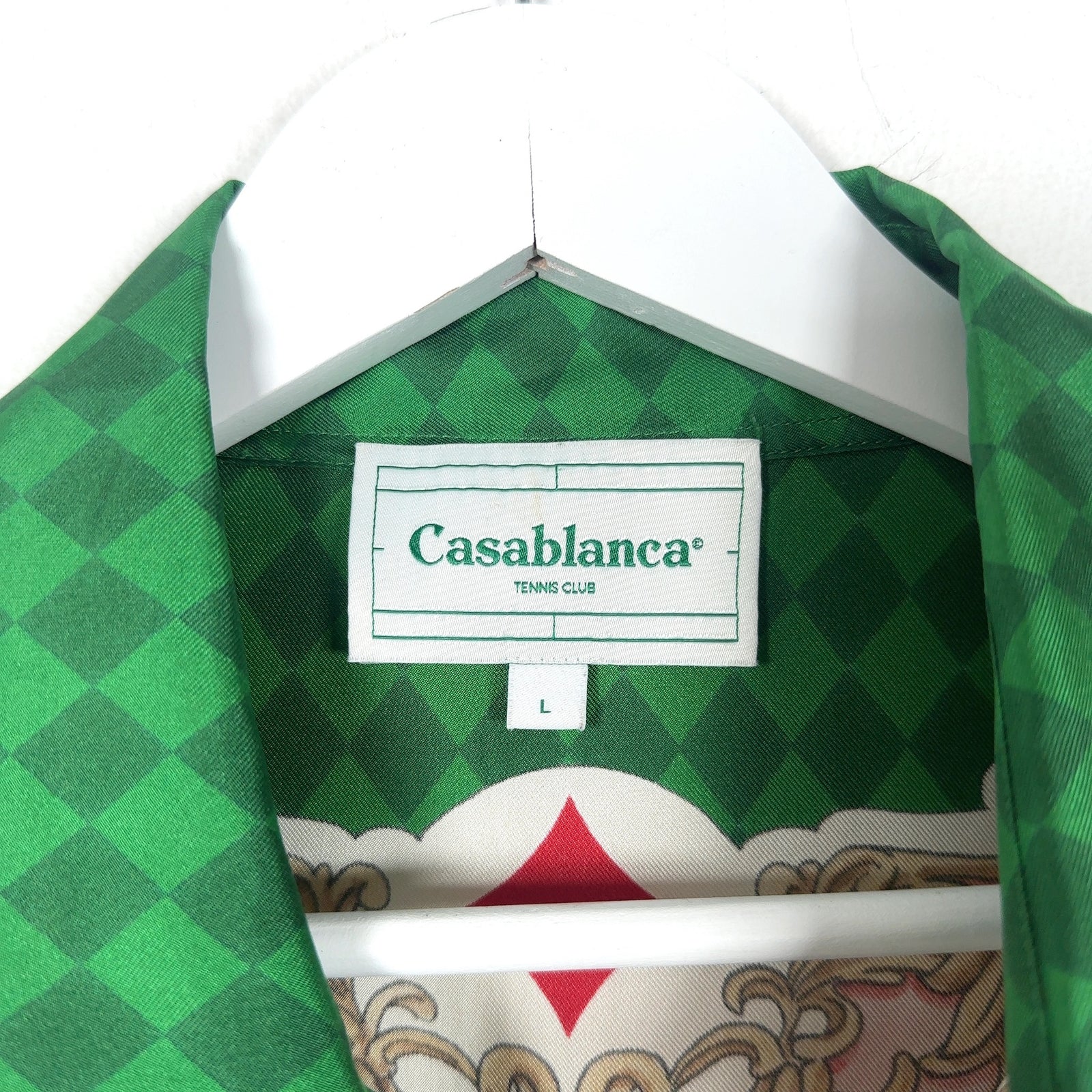 Casablanca 'Le Jardin Des Cartese' Silk Button-Up Shirt