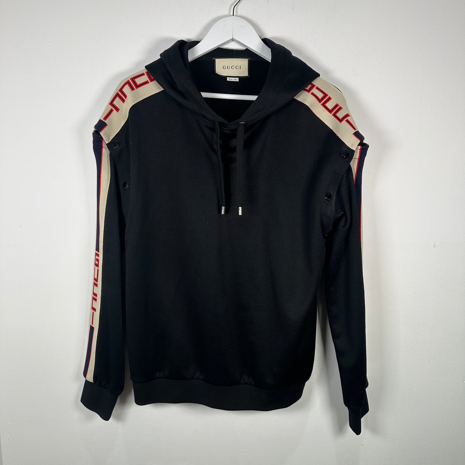 Gucci Striped Logo Track Hoodie Size XS