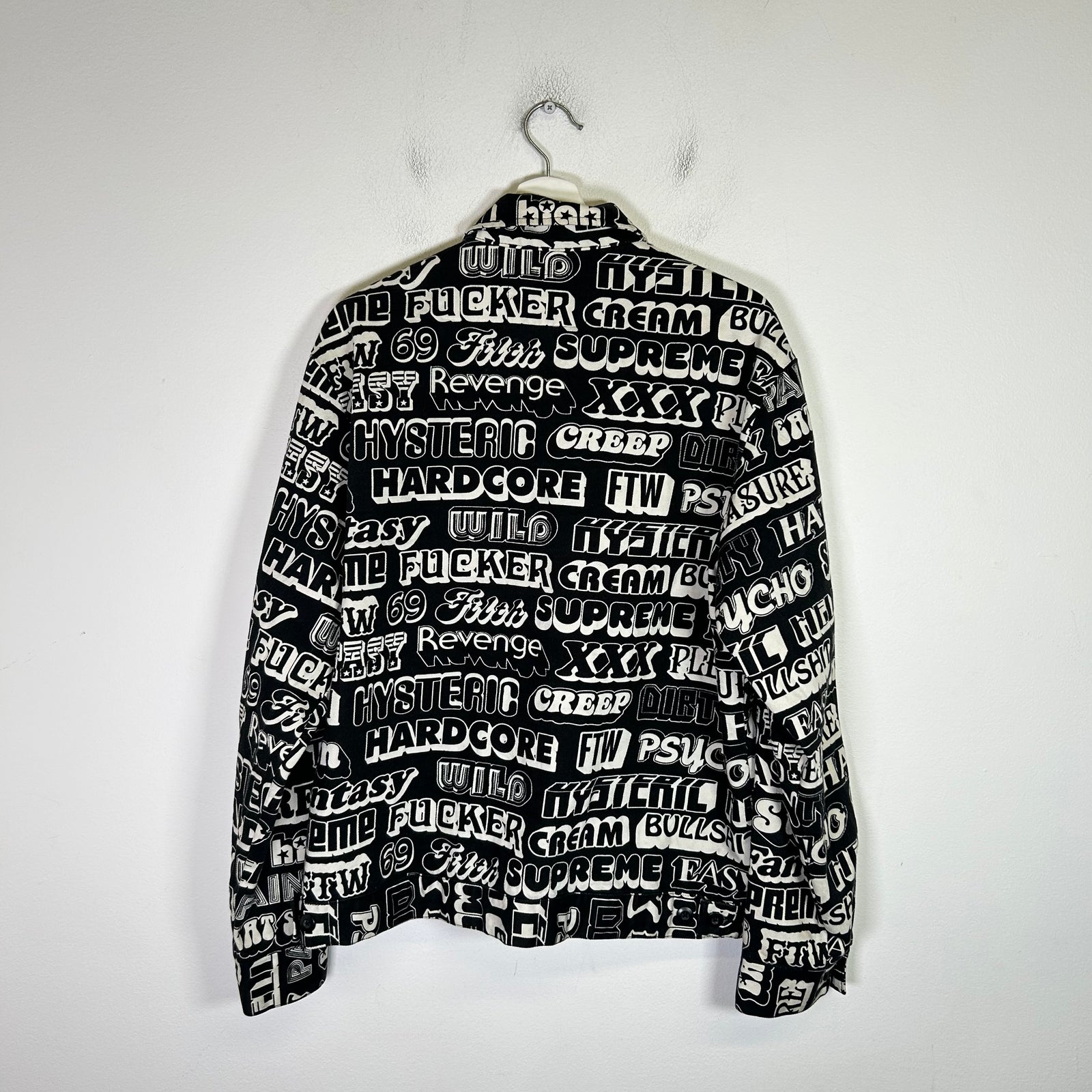 Supreme x Hysteric Glamour FW17 Text Work Jacket