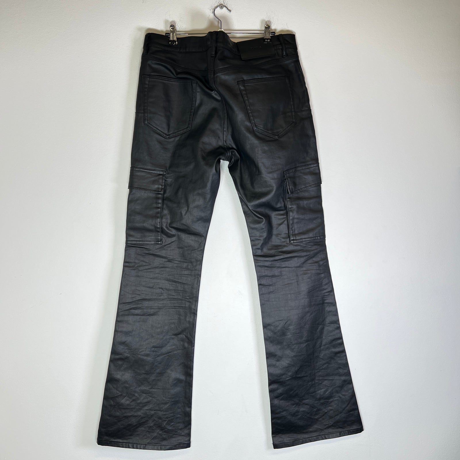 Purple Brand P004 Coated Flare Jeans