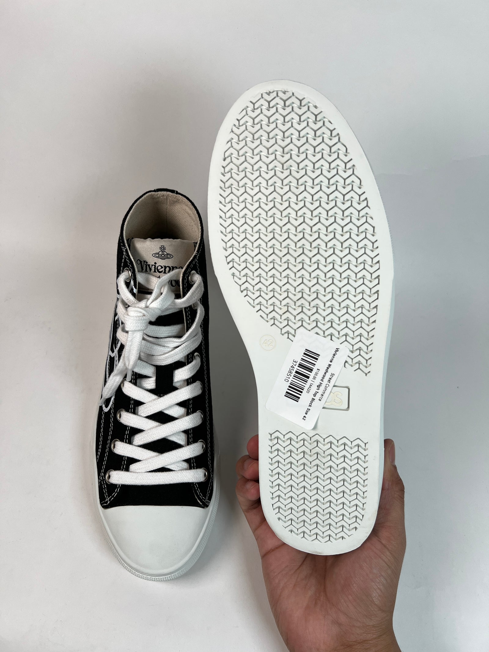 Vivienne Westwood High Top Black Size 42