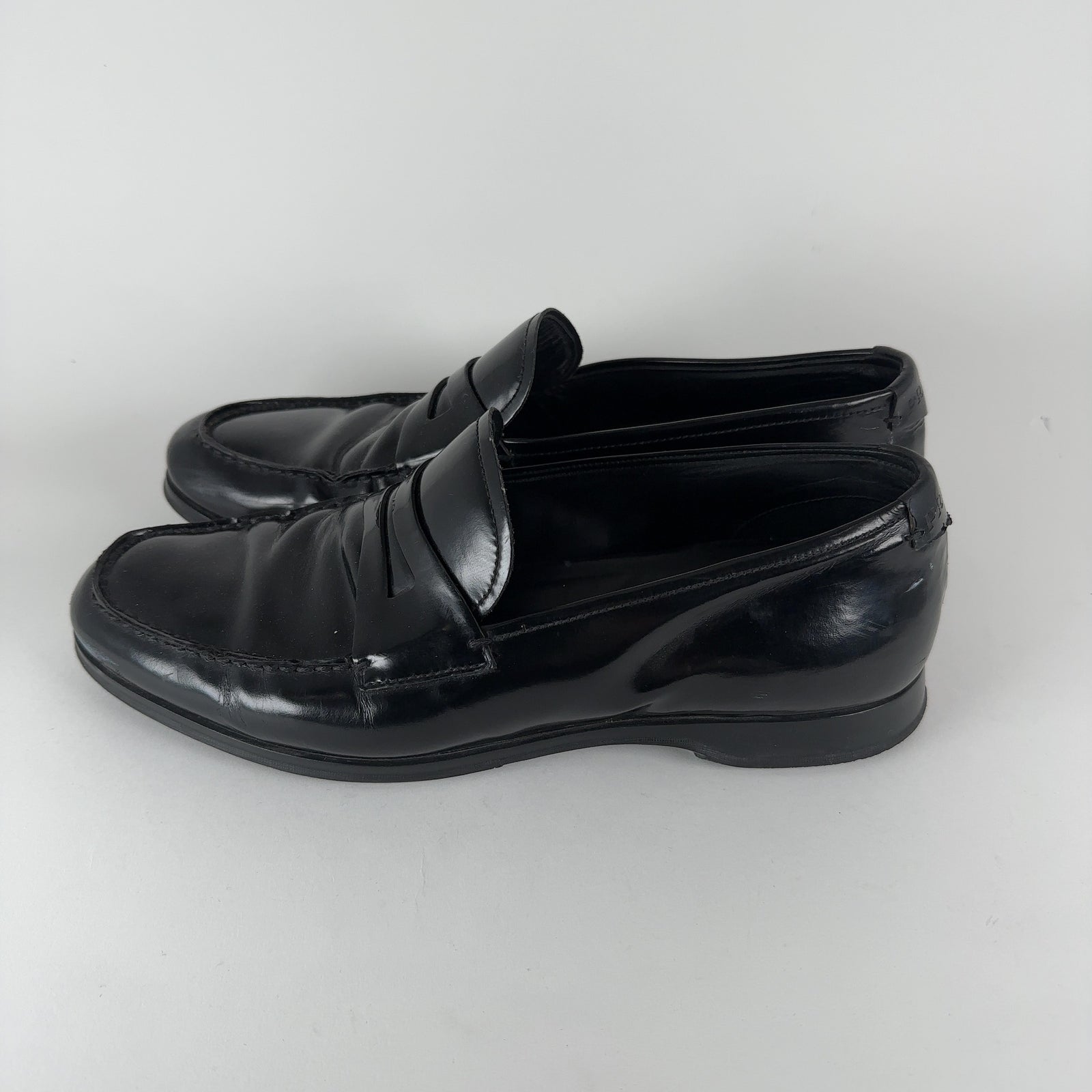 Prada Sport Sport Patent Leather Penny Loafer