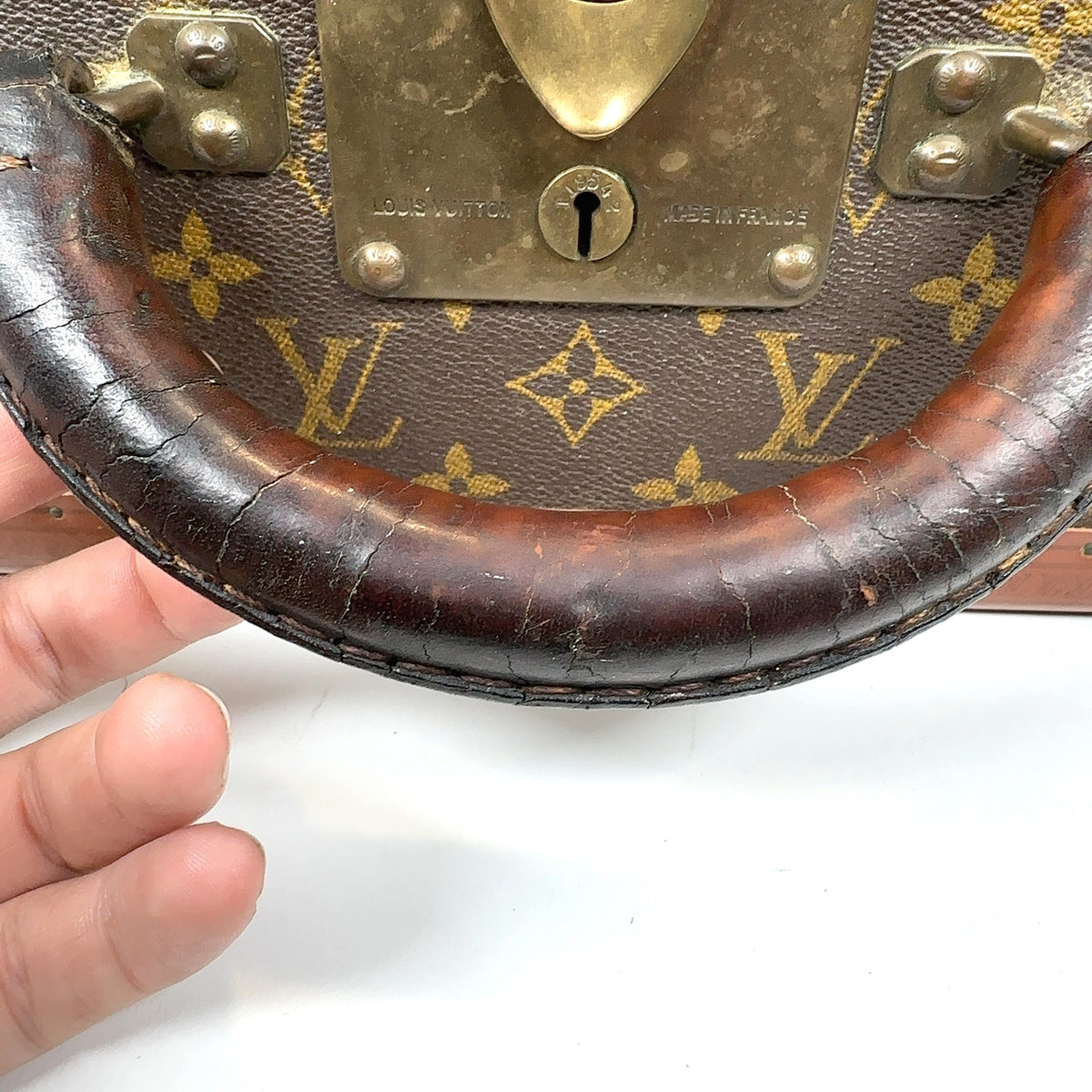 Louis Vuitton 1954 Monogram Alzer 50 Trunk