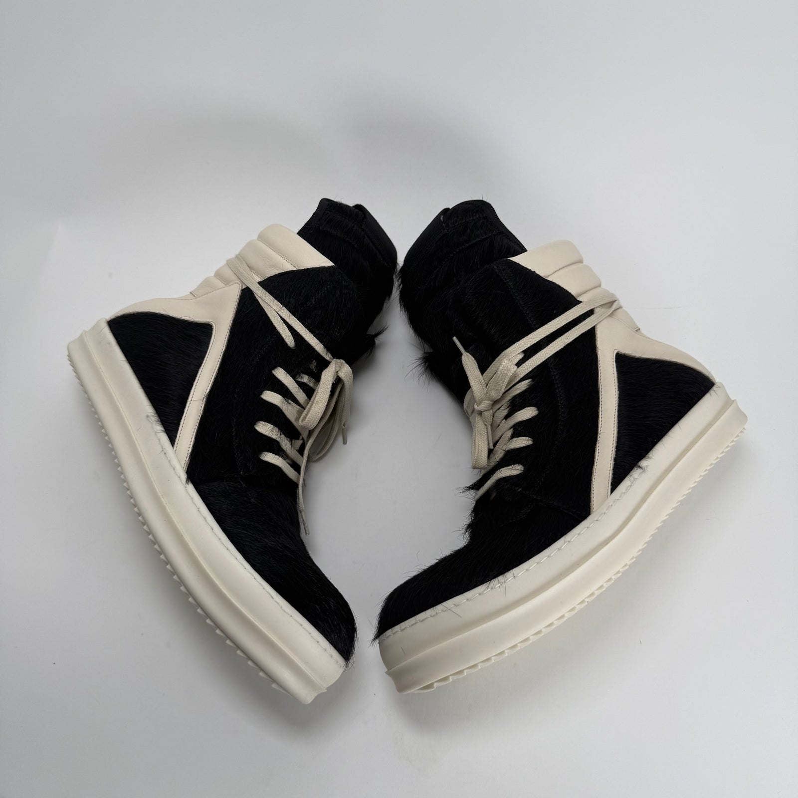 Rick Owens Ponyhair Geobaskets Size 43.5