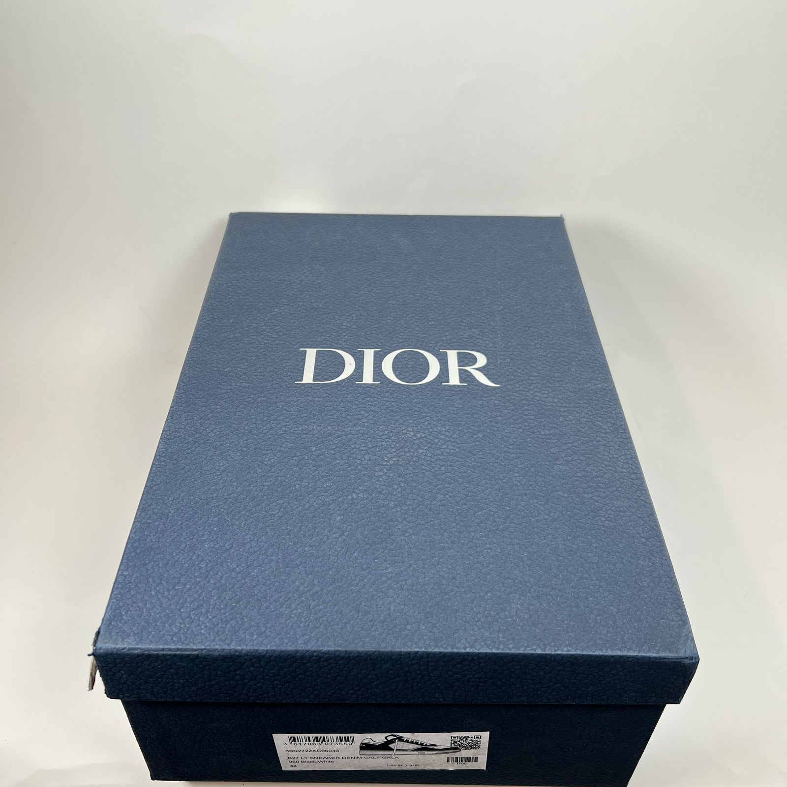 Dior B27 Black Uptown Oblique Sneaker Size 43