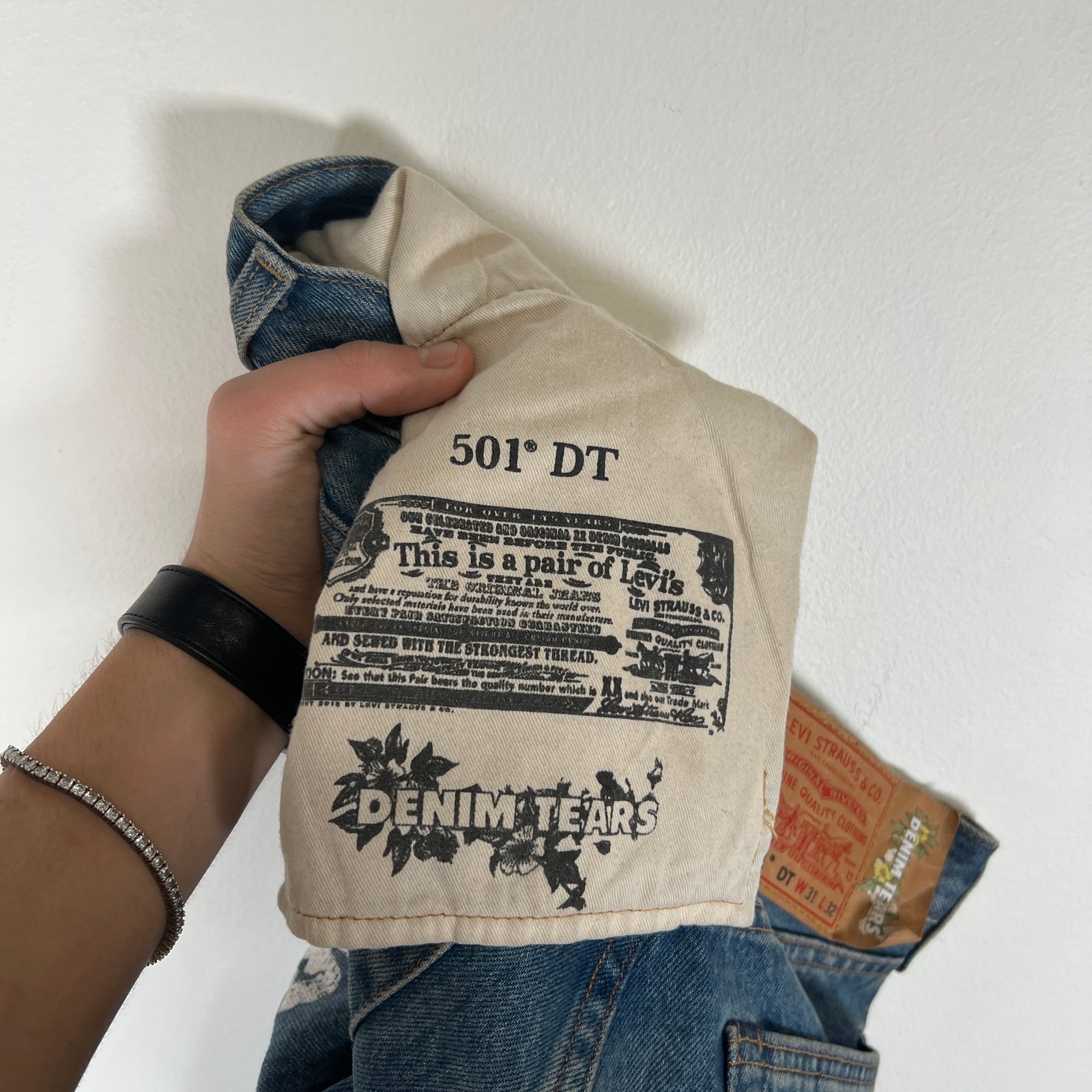 Denim Tears Lightwash Wreath Jeans Size 31
