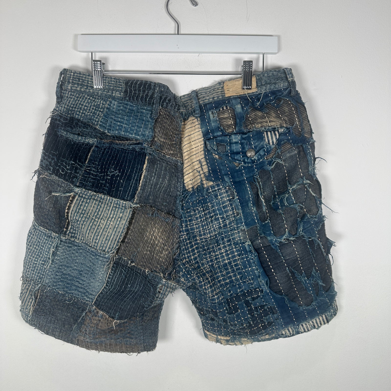Kapital Boro Denim Shorts Size 34