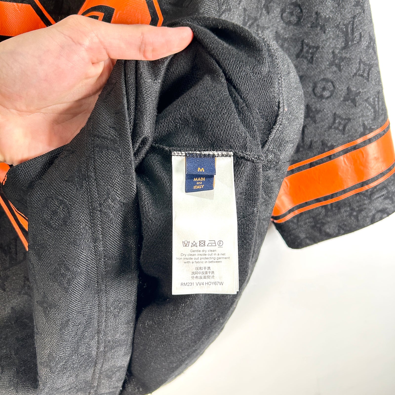 Louis Vuitton Monogram Sporty V-Neck Jersey Size M