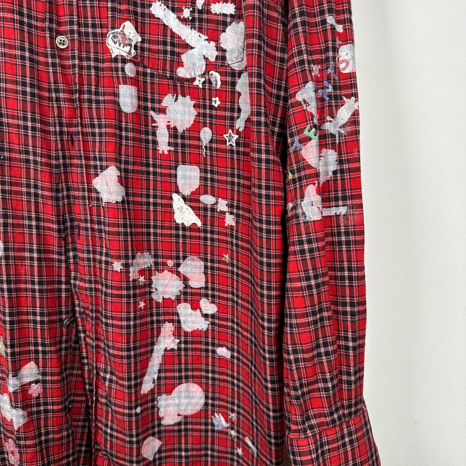 Vetements AW18 Sticker Flannel Size S