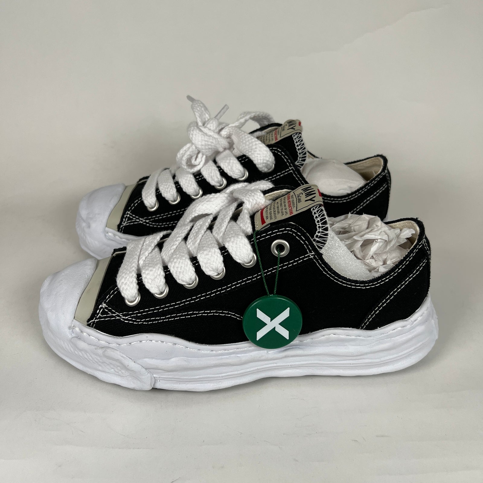 Maison Mihara Black Low Top Size 41