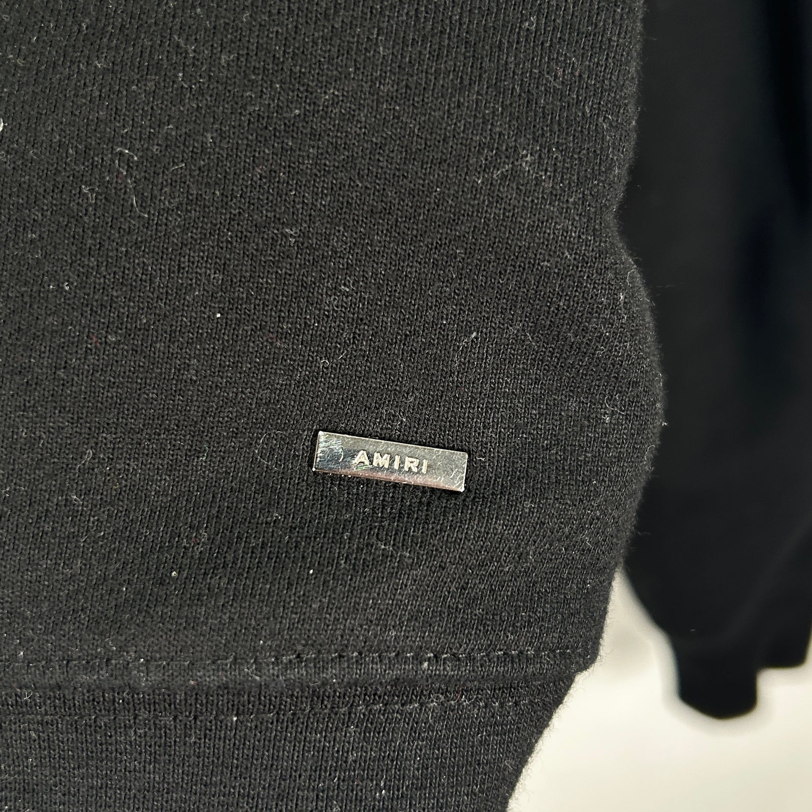Amiri Black Logo Graphic Hoodie Size XS