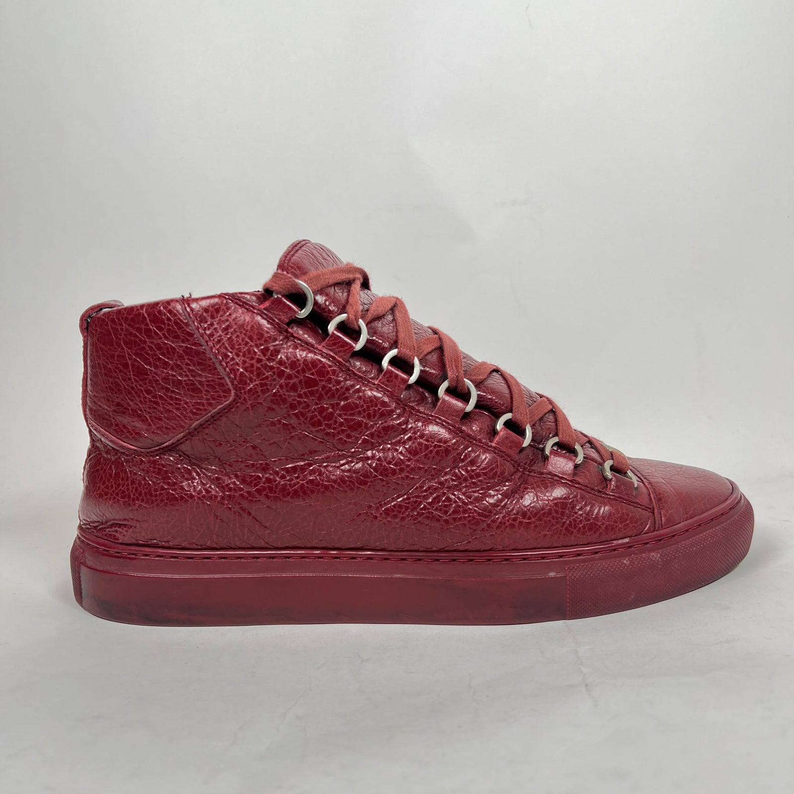 Balenciaga Burgundy Arena Size 40