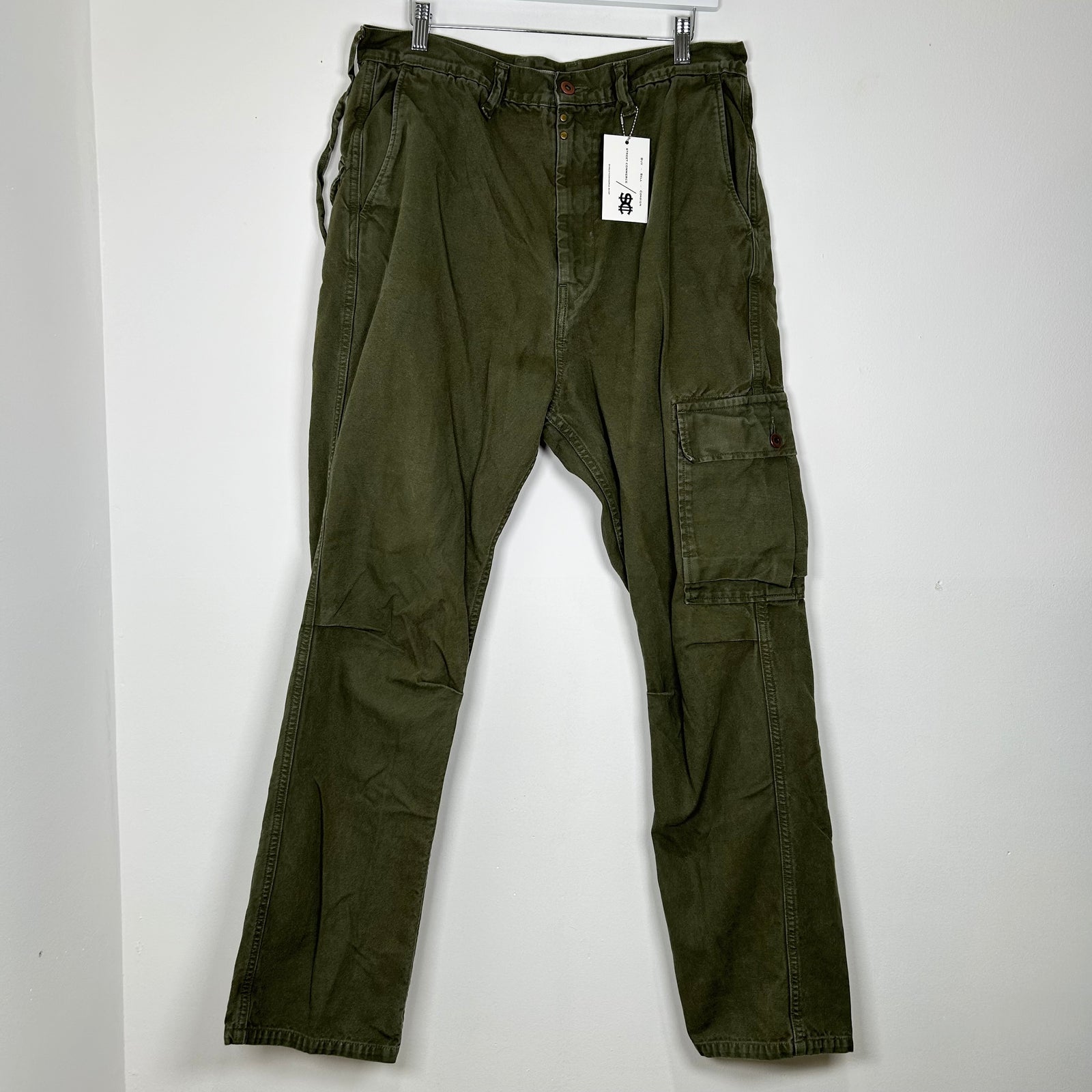 Kapital Green Fatigue Cargo Pants Size 2XL