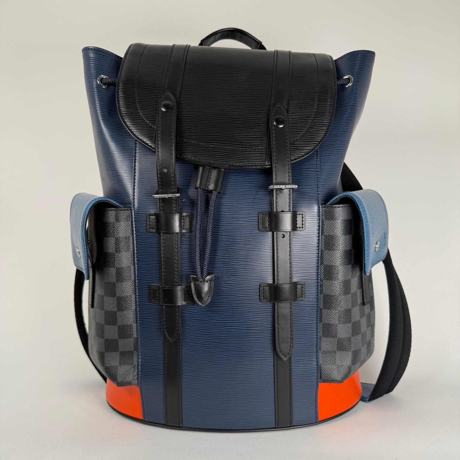 Louis Vuitton Epi Christopher Damier Cobalt Backpack